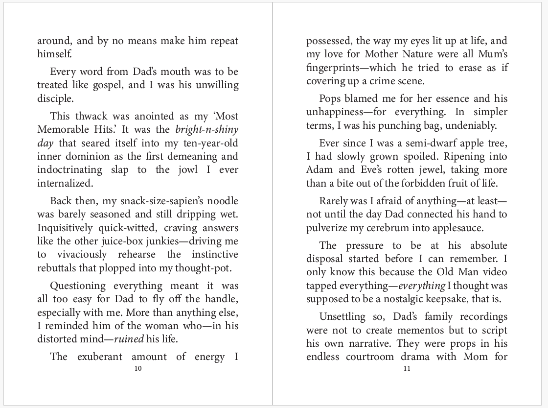 Text exploring post-traumatic stress, and individual suffering.