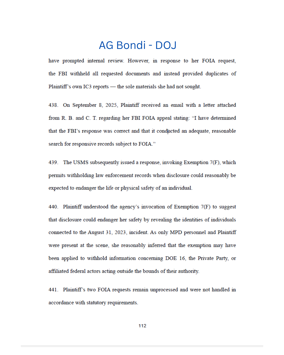 Abuse of national security authorities resulting in violations of civil liberties and privacy rights.