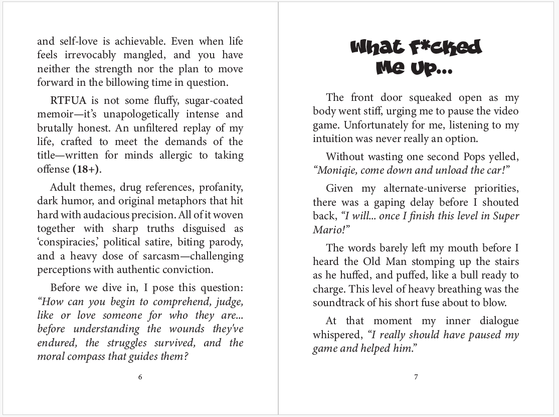 First-person insights on psychological injury, lived experience and reflects on personal feelings and thoughts.
