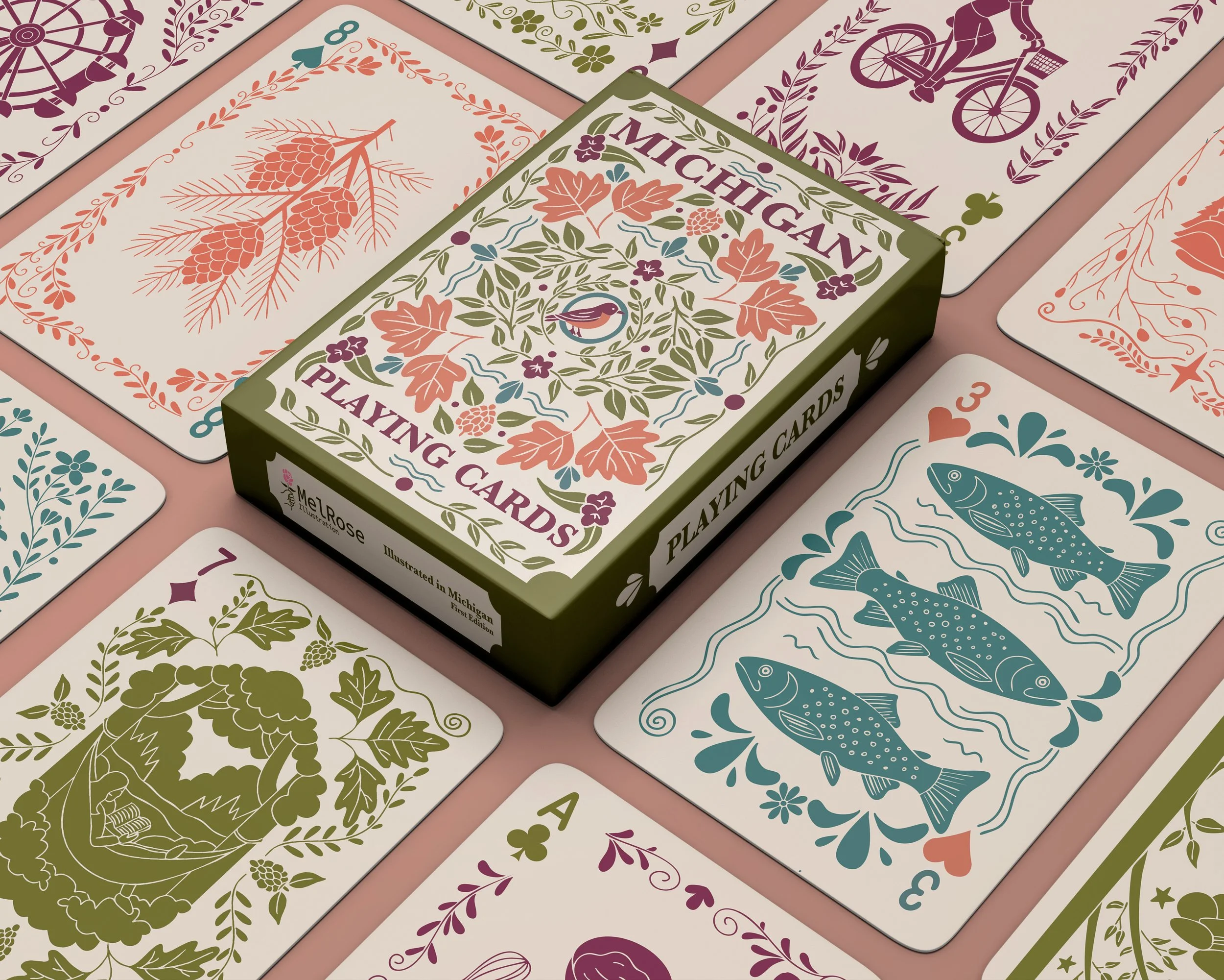 Michigan Playing Cards