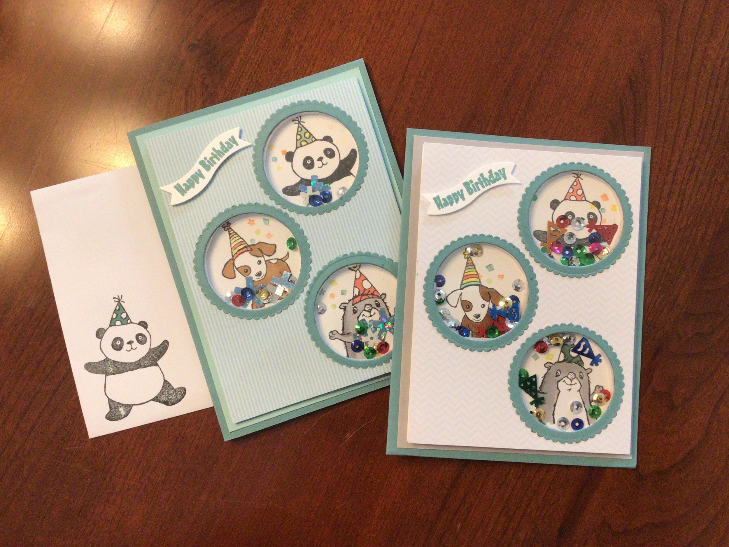 Childrens Shaker Birthday Card