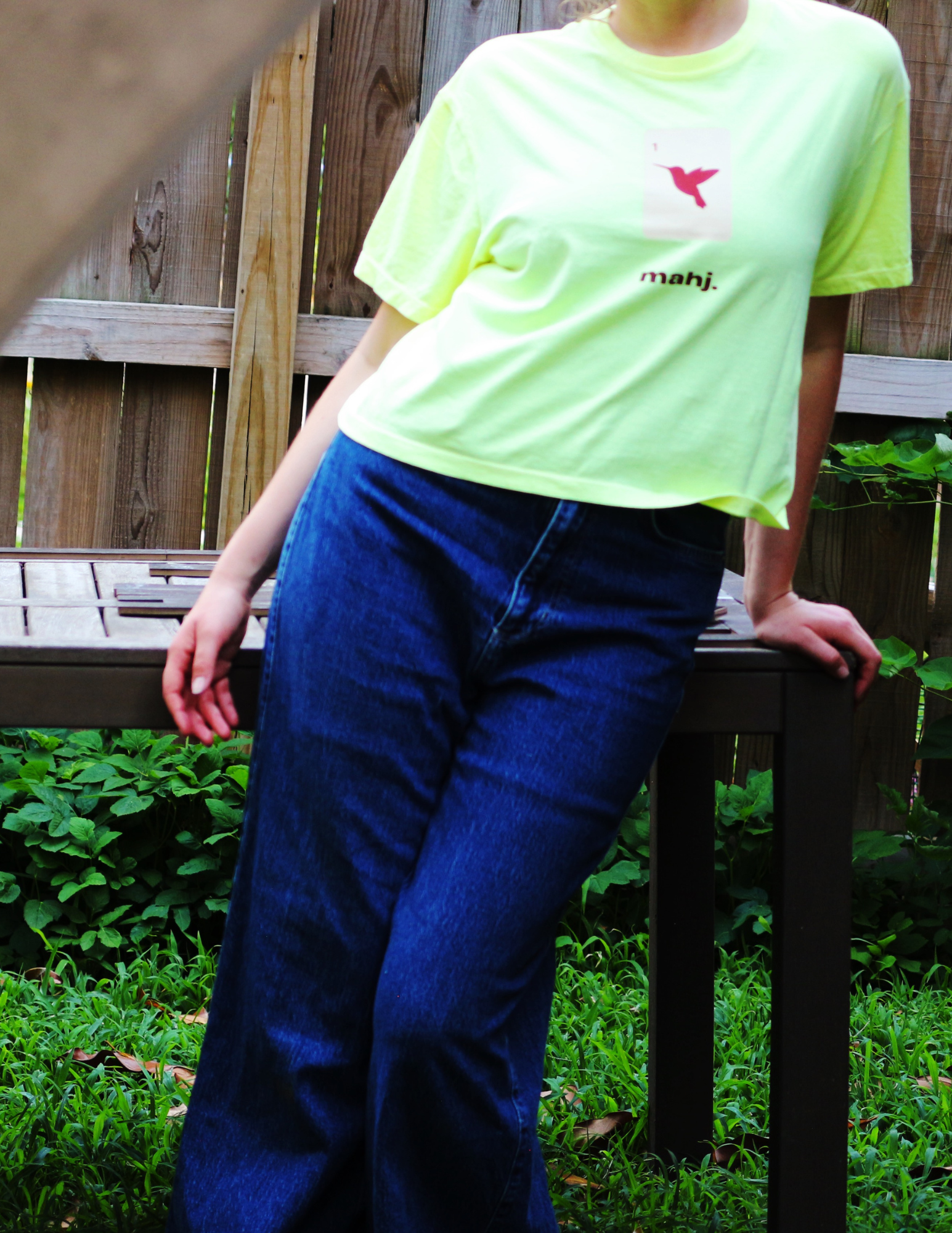 The Mahj. Crop Tee.