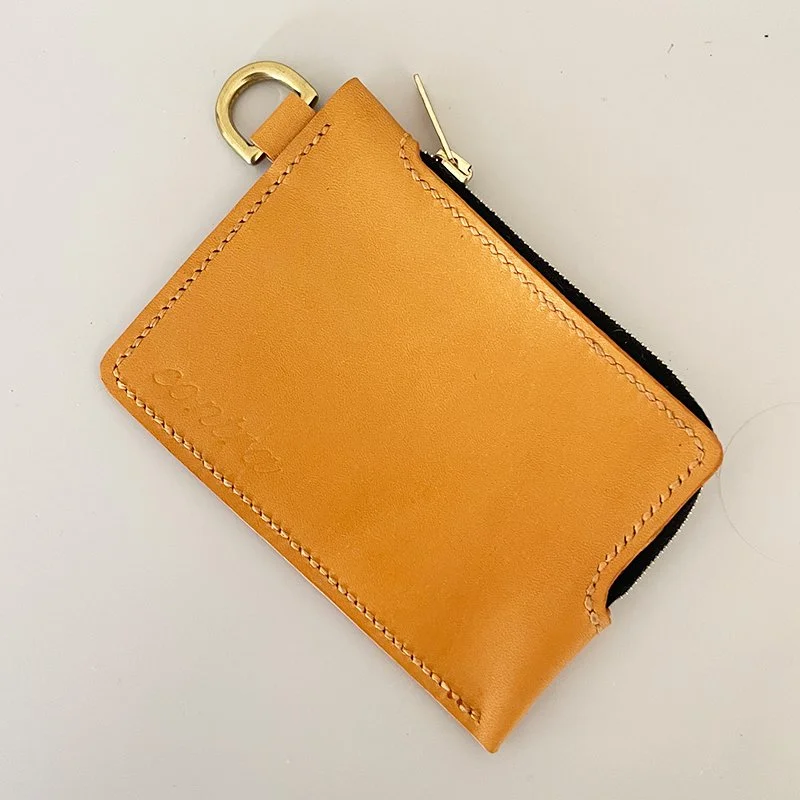 Mini zip pouch, Yellow