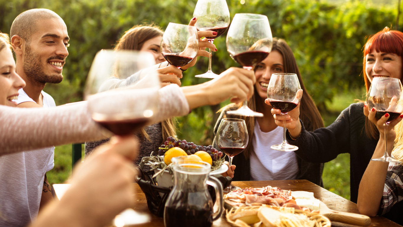 Cata de vinos en Italia