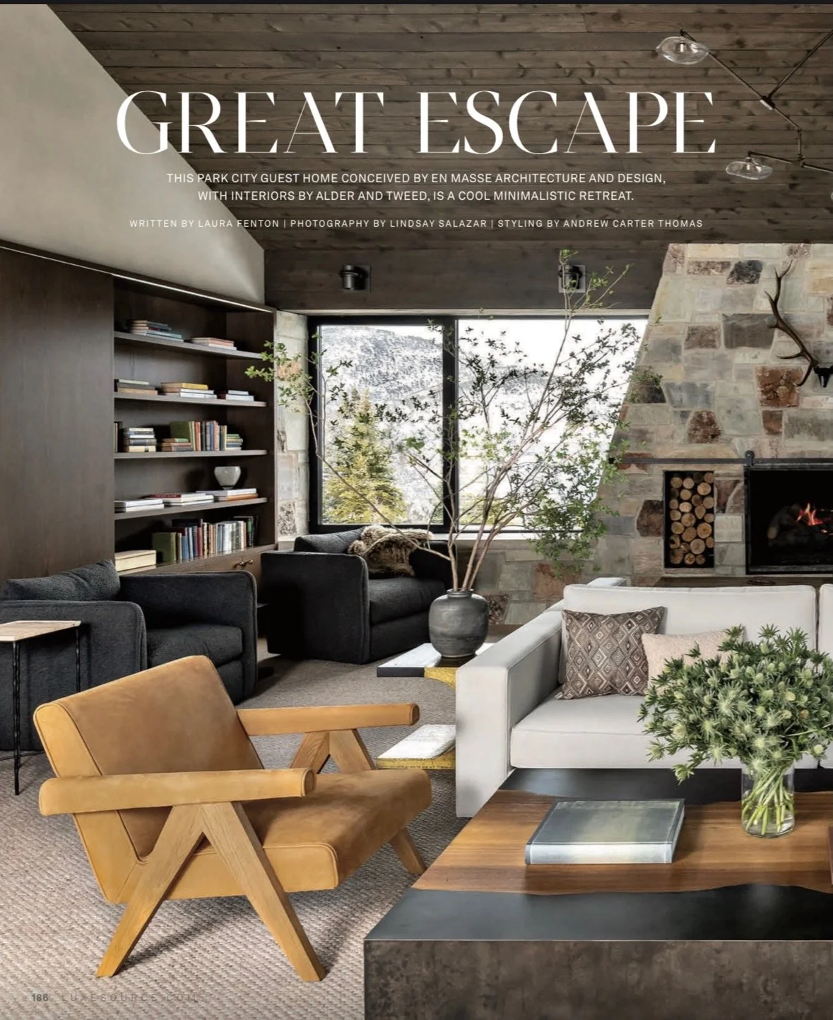 Great Escape / This Park City, Utah guest house was designed for discerning long-time clients who wanted a home for guests, entertaining, and escaping the sun in summer months. We are so excited to share this project and beautiful feature out now in 