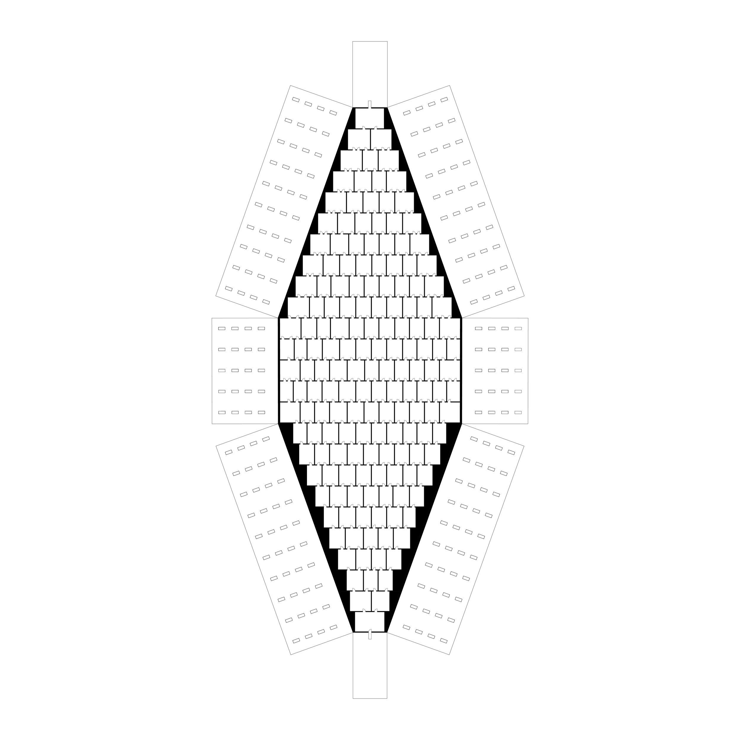These drawings were developed during an atelier organized by the Contemporary Architecture Association of Iran (CAAI) in autumn 2022, under the theme Space, Shape, Architecture, directed by Nima Nian. The work was later exhibited as part of a collect