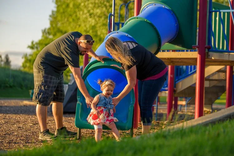 Toddler Park Photography with Parents