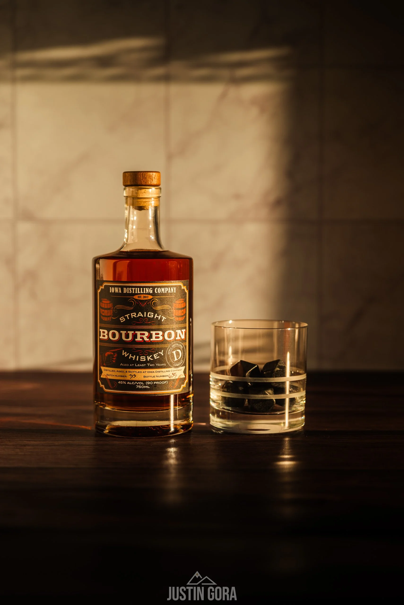 Iowa Distilling Bourbon Whiskey