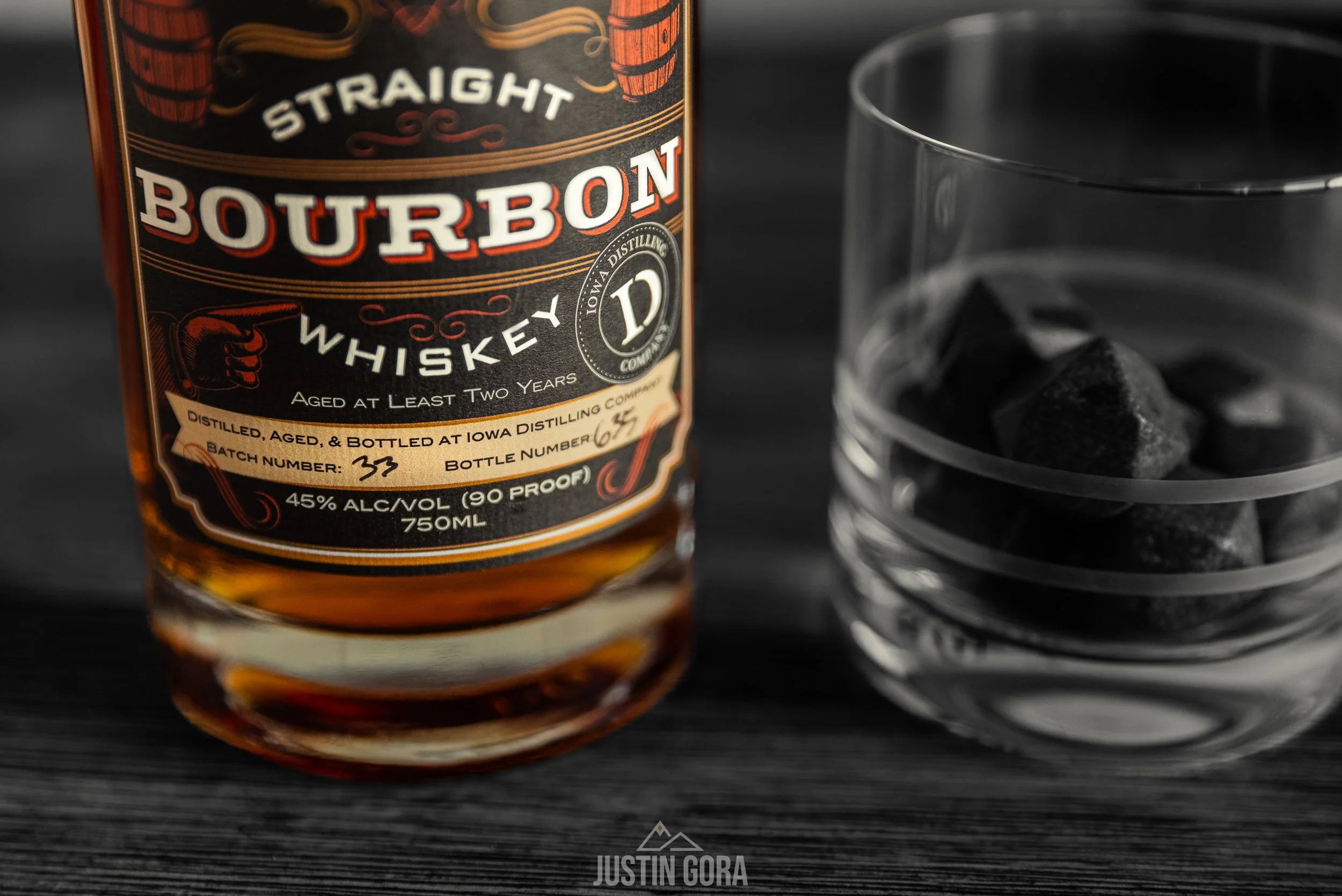 Iowa Distilling Bourbon Whiskey