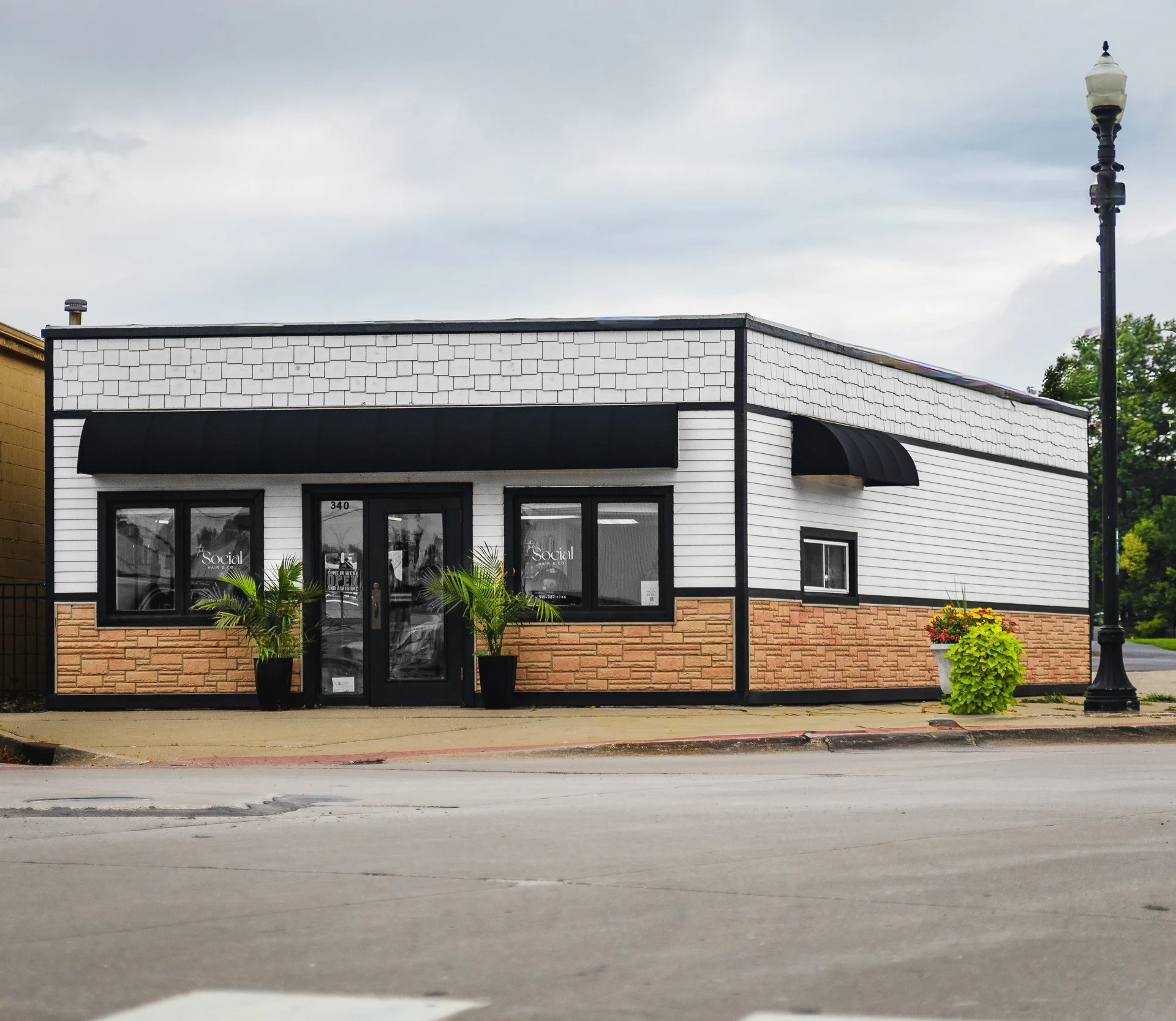 The Social Hair Co Salon Storefron Waukee, Iowa