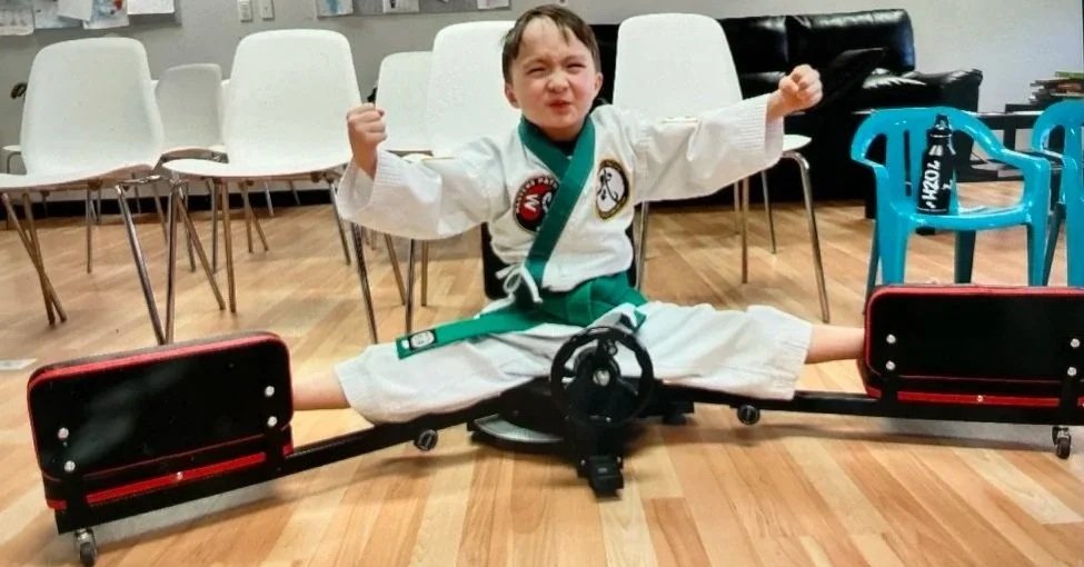 Masters Path Karate Student Stretching