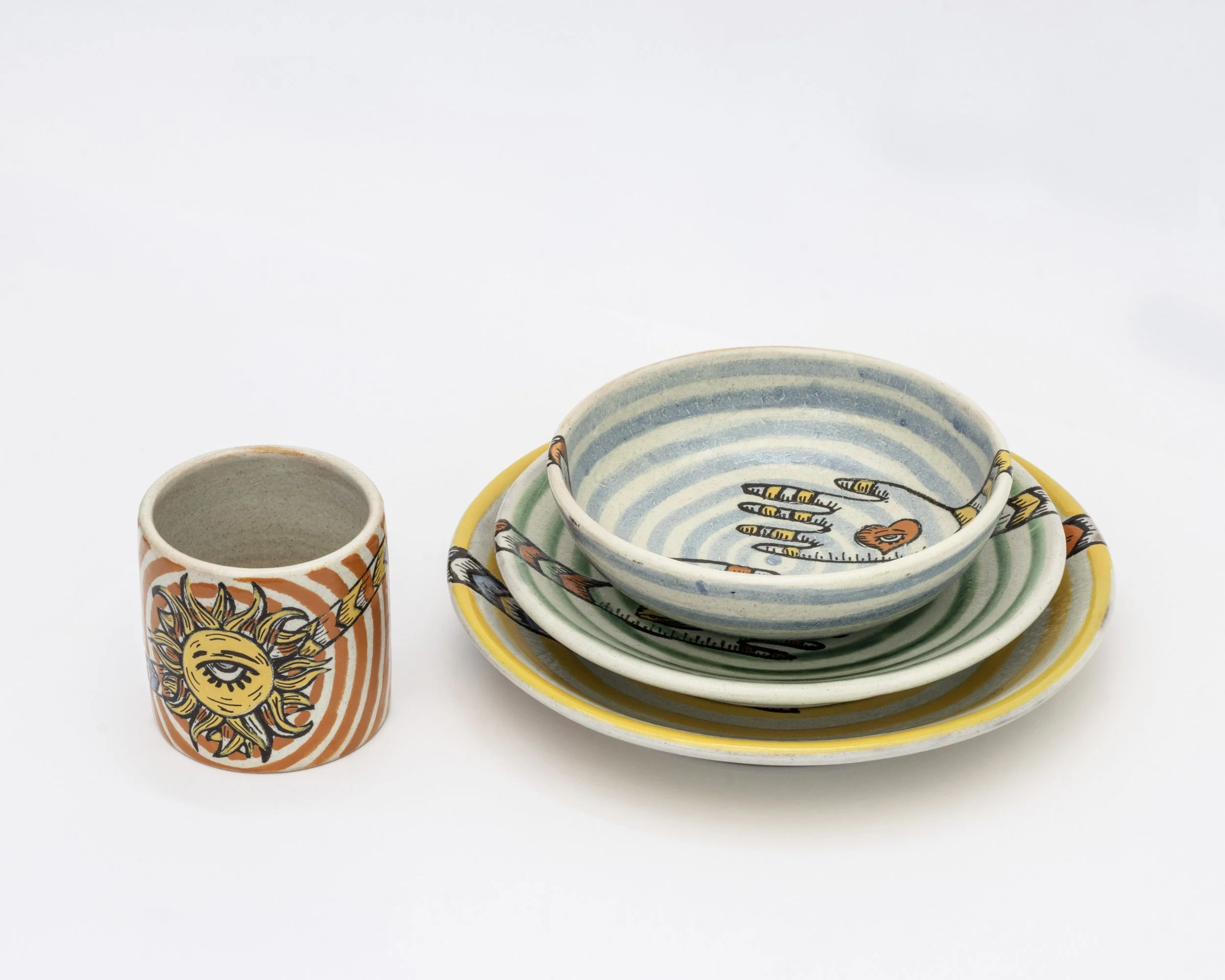 APAPACHO - Dinner Set de 4 piezas