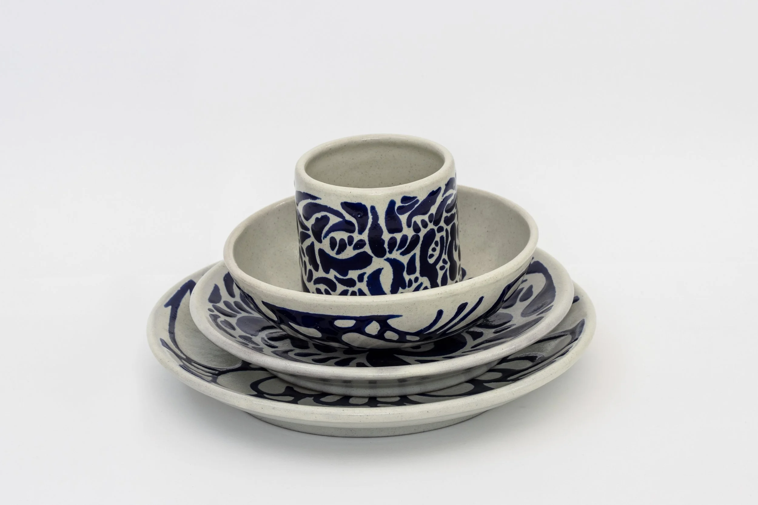 Dinner Set Azul - El Cejas