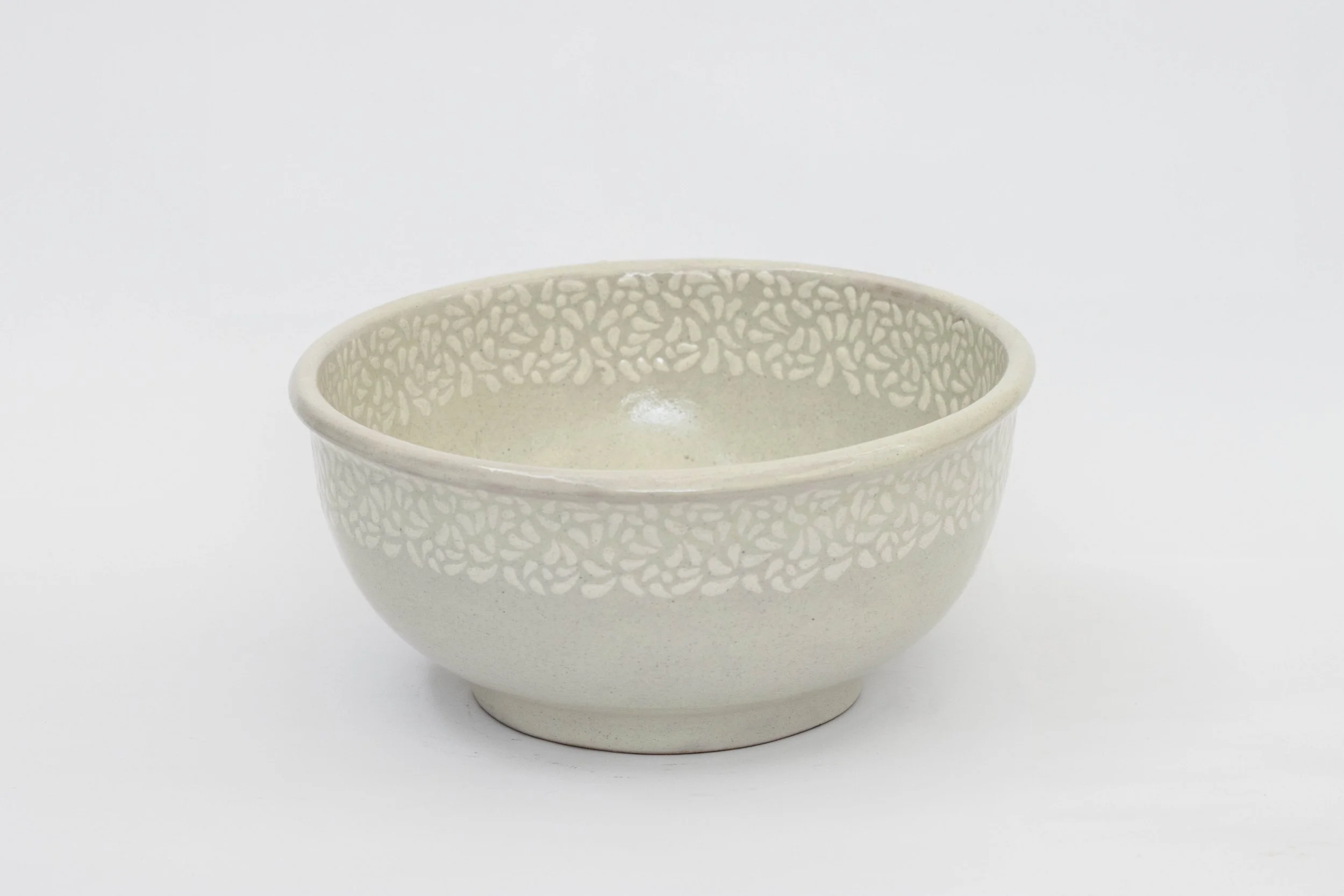 Bowl grande - Rosas Blanca