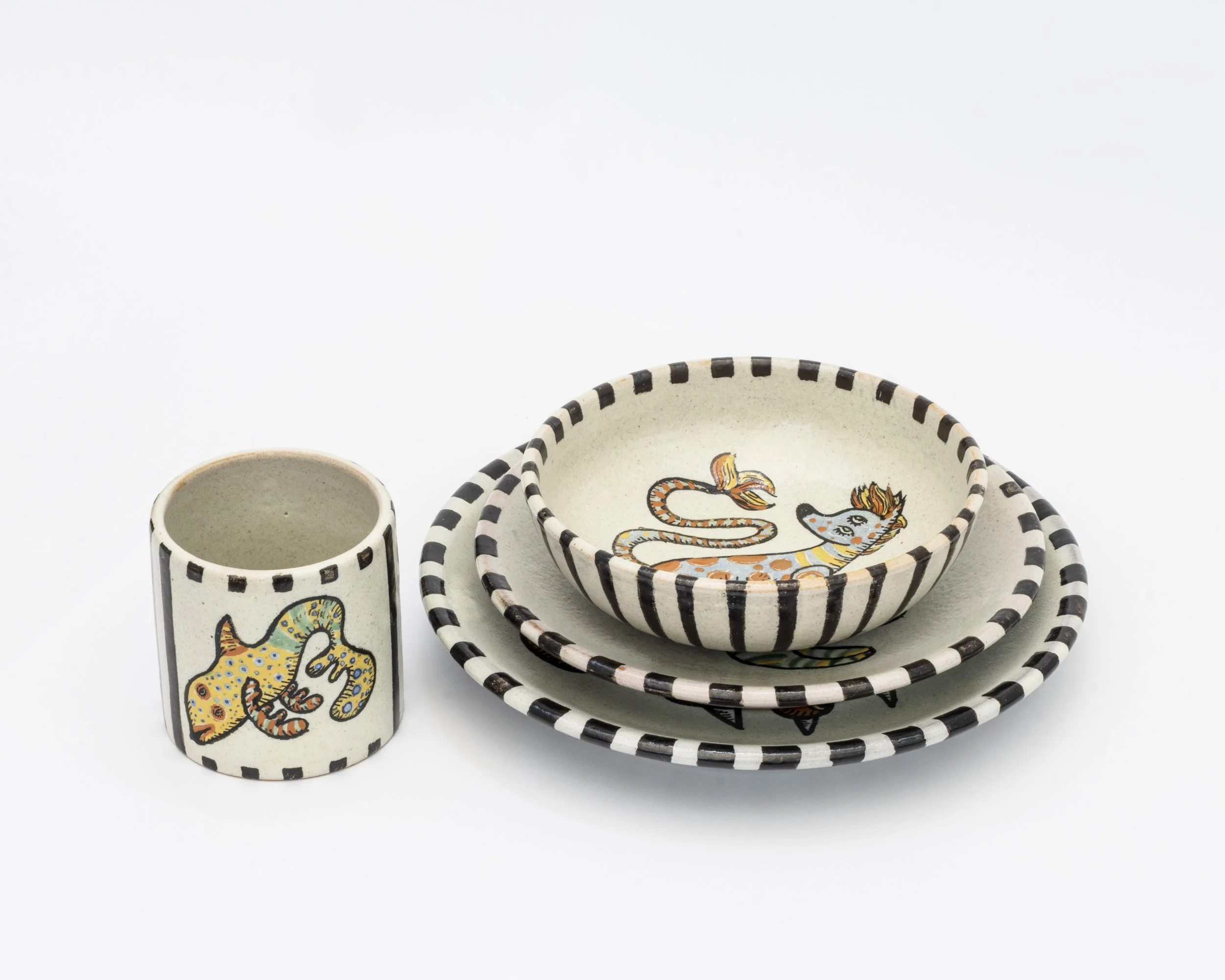 SALVAJES MEXICANOS TU - Dinnet set (4 piezas)