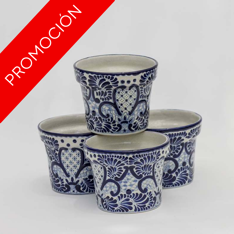 Kit de 4 macetas de 11 cm - Virrey