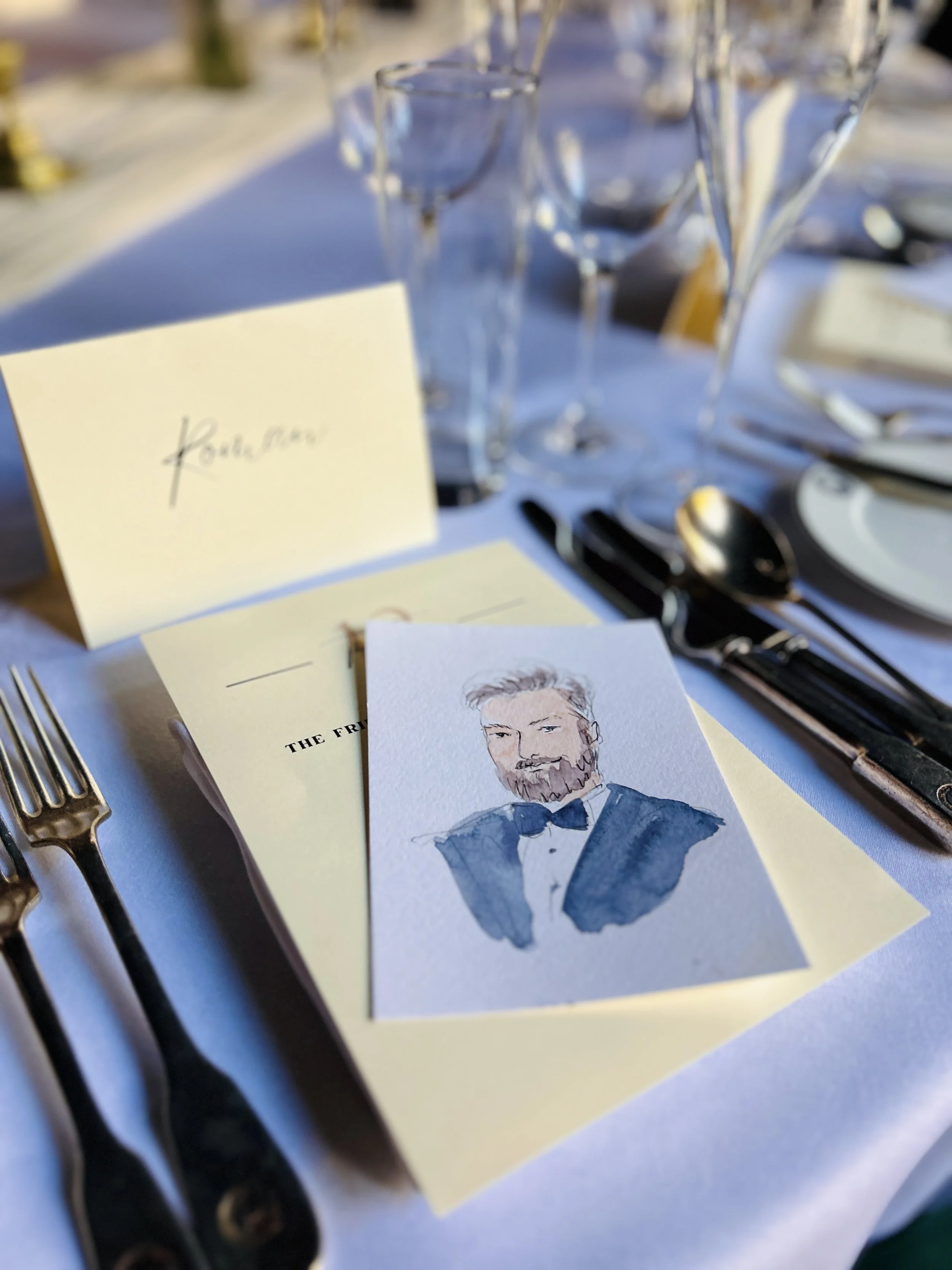 Place-Holder Cards, Boisdale of Belgravia, London