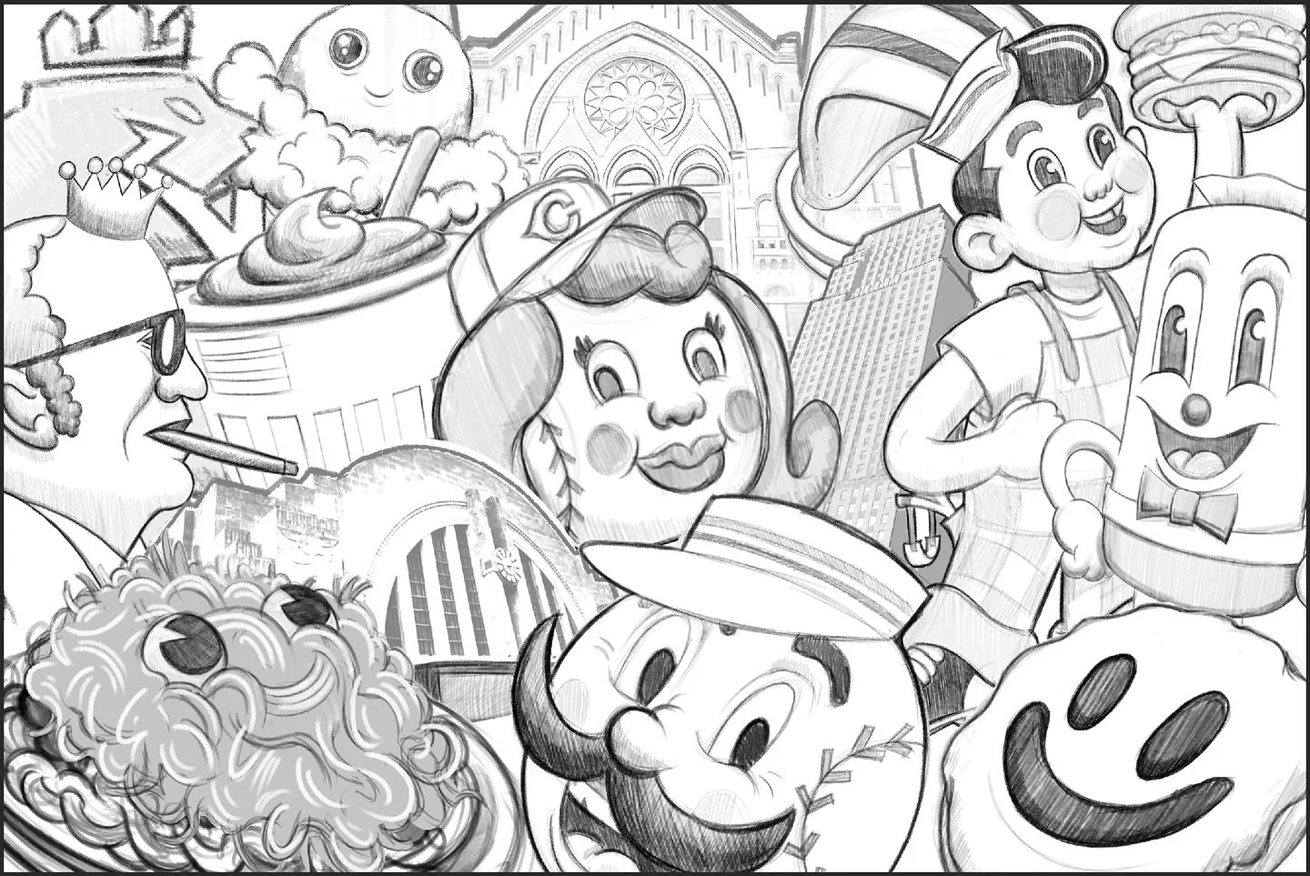 A little concept piece for a client that I&rsquo;m having a lot of fun cooking up. Who are you digging? Who&rsquo;s missing?
#CincinnatiArt #CincyArtist #CincinnatiCollector #OhioArtScene #SupportCincyArtists #ArtCollectorsOfCincinnati #CincinnatiGal