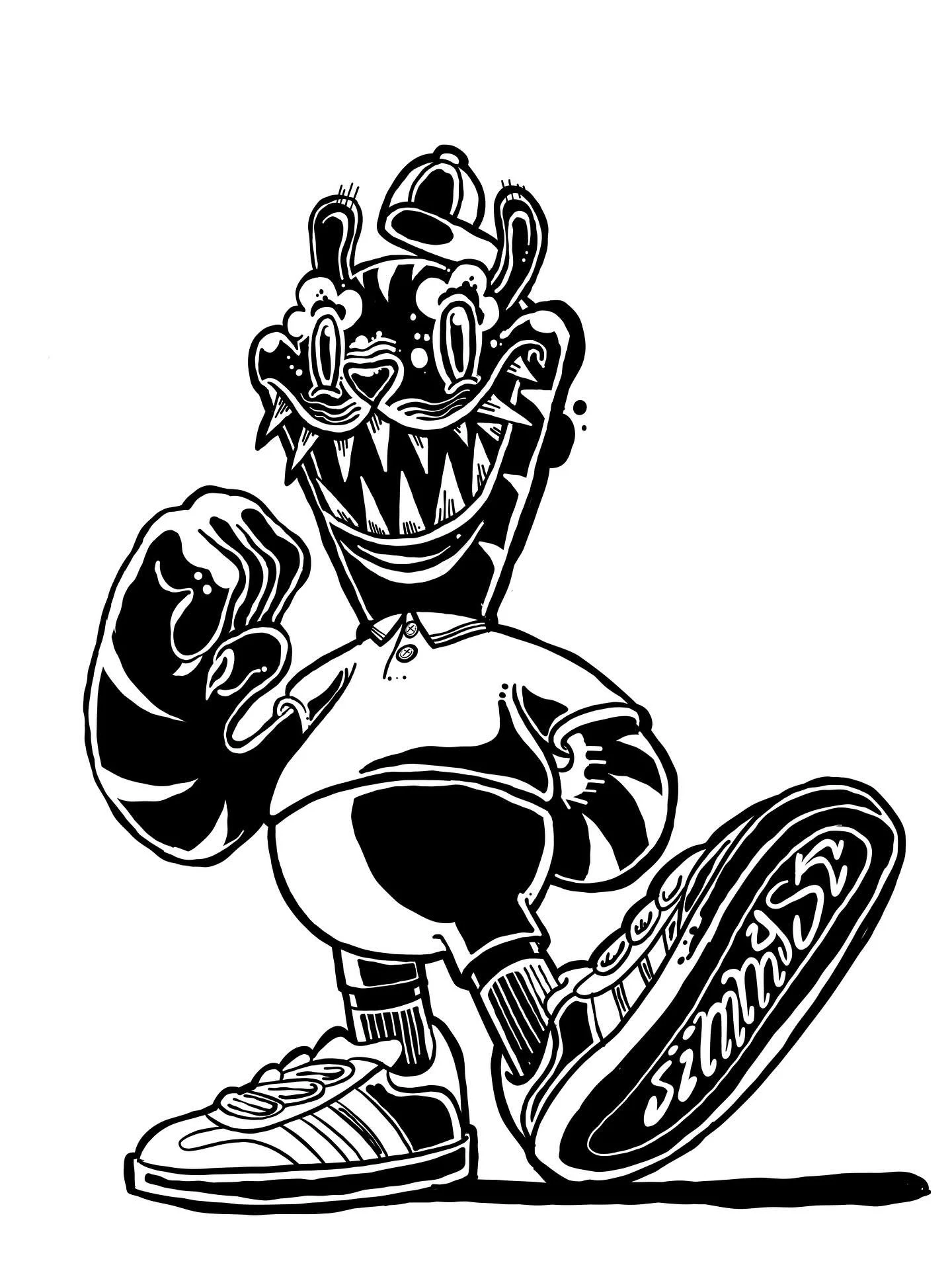 Tigers have always been a big part of my work, but mine always seem a little different. Why is that? It goes back to when I was living in South Korea and fell in love with tiger characters and traditional Korean art&mdash;you can catch a glimpse of t