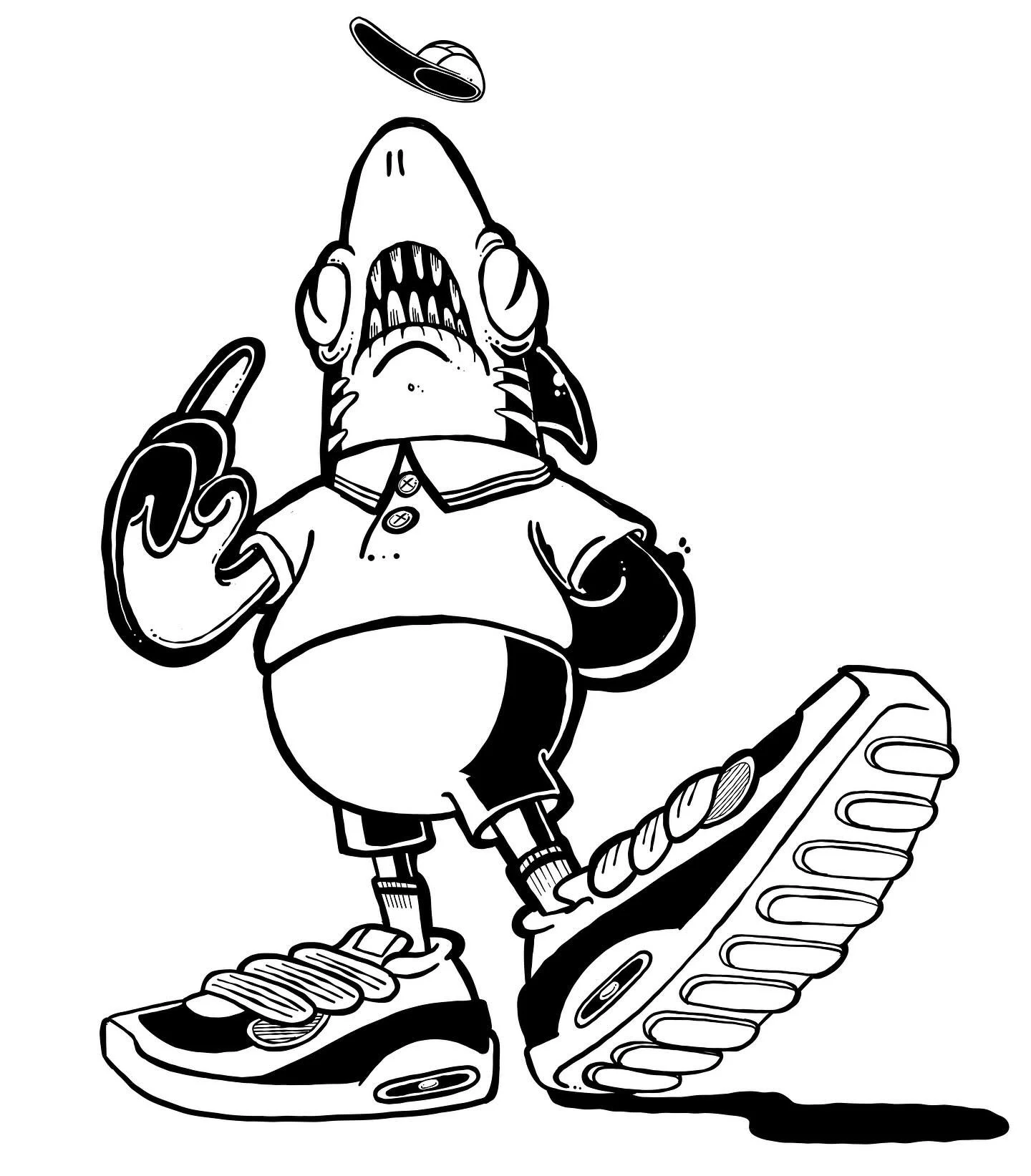 This nervous looking shark came up in an automatic painting from my show at RedTree earlier this year but there have been several shark renditions over the years. 

Slide 1- Full render

Slide 2- Cupcakes, 2020

Slide 3- shark sticker, 2020

Slide 4-