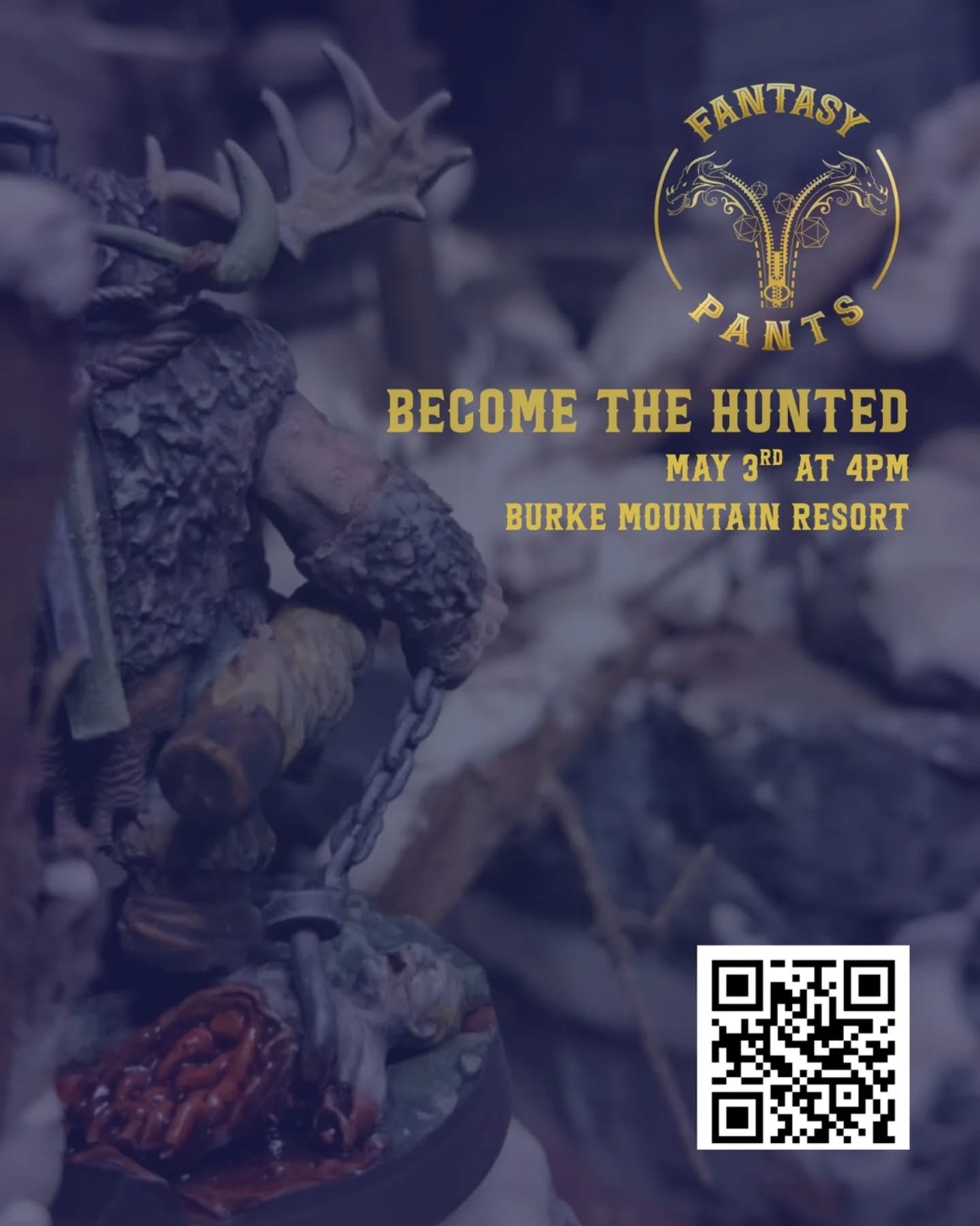 Mountain Mania is upon us! Play games, make friends, and show up at 4 PM on Saturday May 3rd for our live DnD game where our heroes Become the Hunted!
Info @mountainmaniacon
After the show we'll be raffling off some goodies including minis from @d