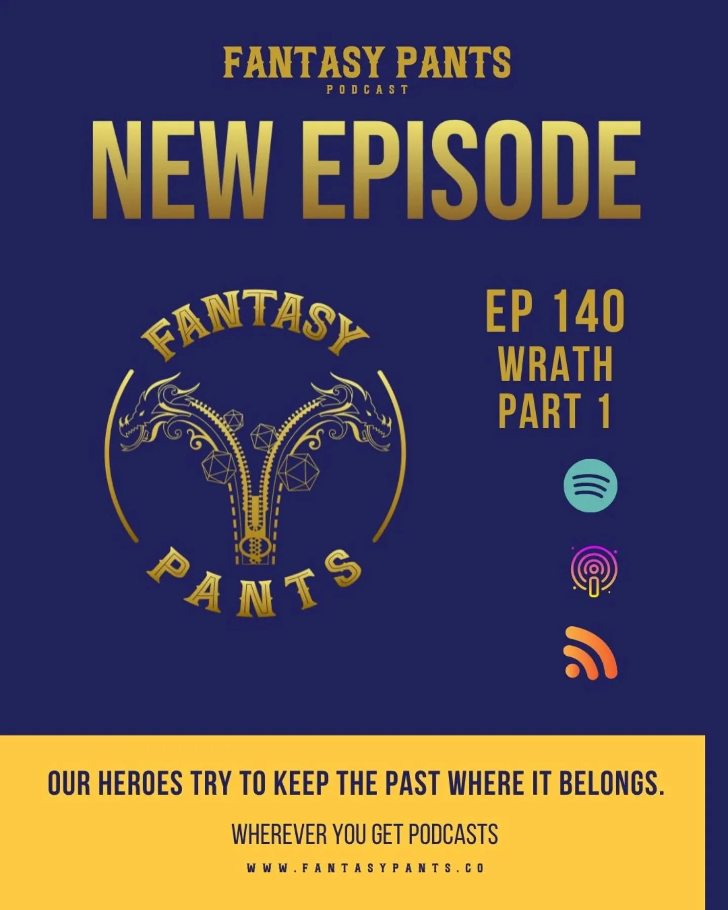 Our heroes try to keep the past where it belongs.
www.fantasypants.co
#DnDCommunity #DnDPodcast #dnd #dnd5e #TTRPGPodcast #TTRPGCommunity #ttrpg