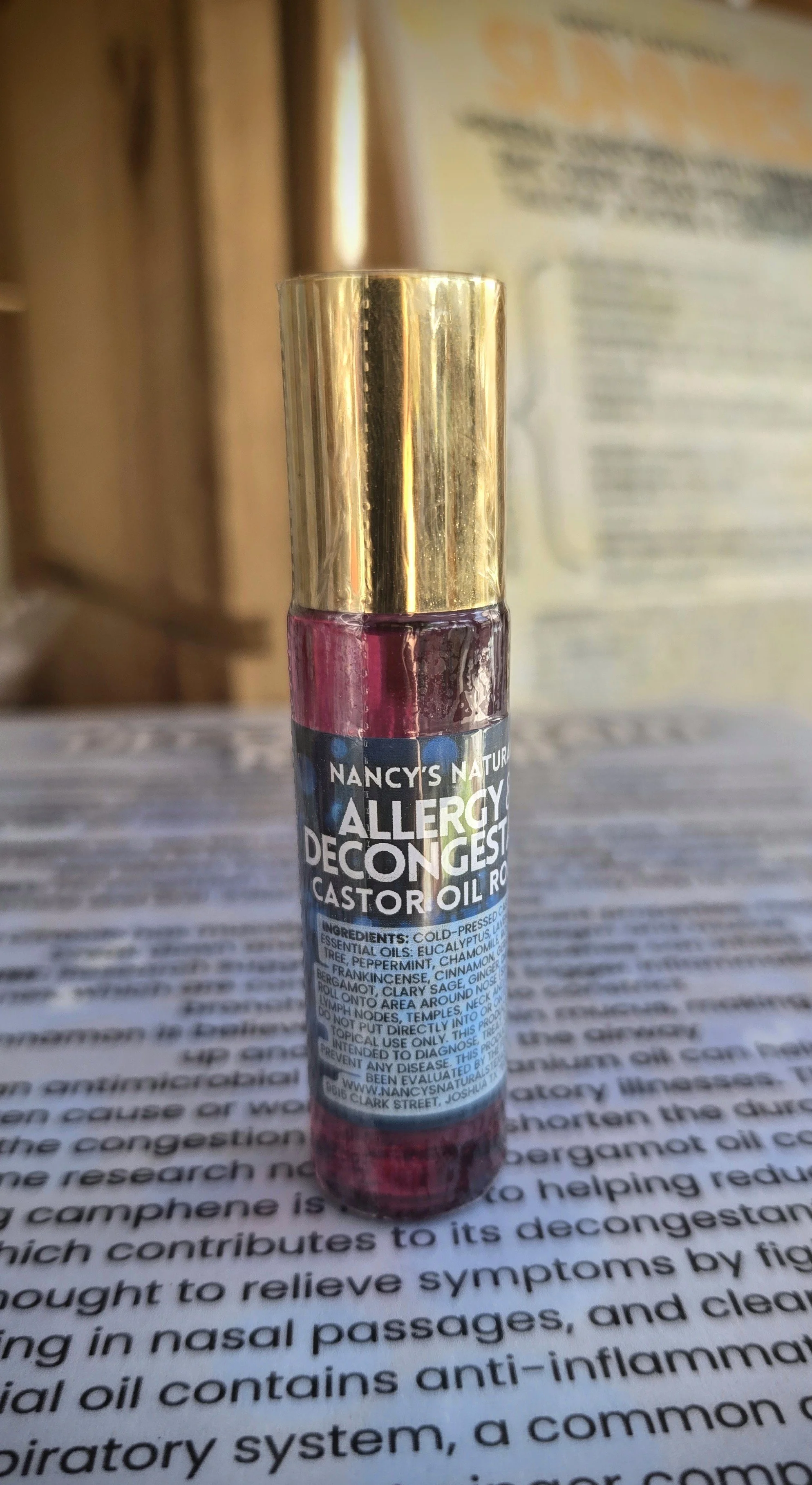 Decongestant Roller (Vicks, but better)