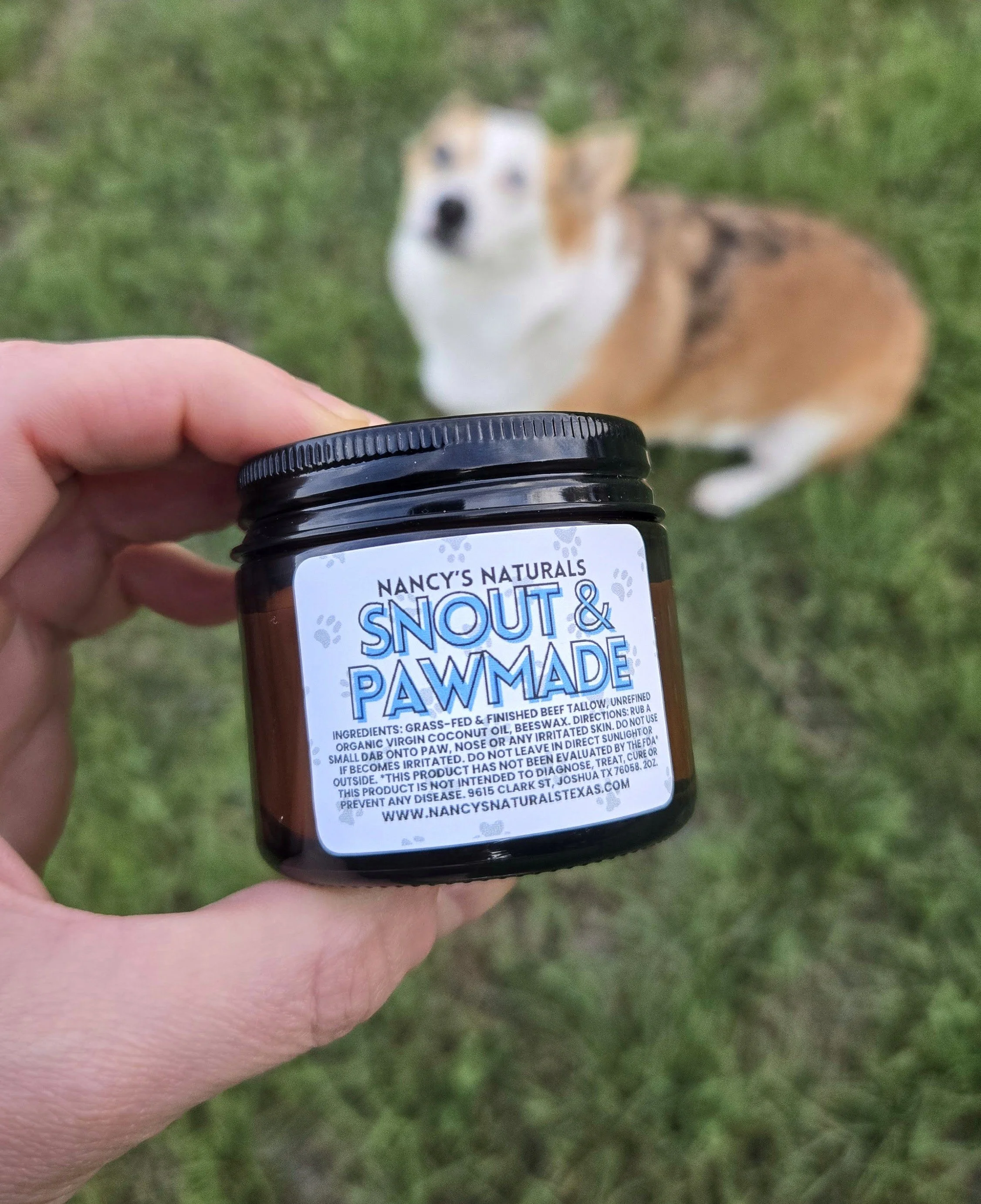 Dog Snout & Pawmade (Great for hotspots, dry noses & rough paws) - 2 OZ
