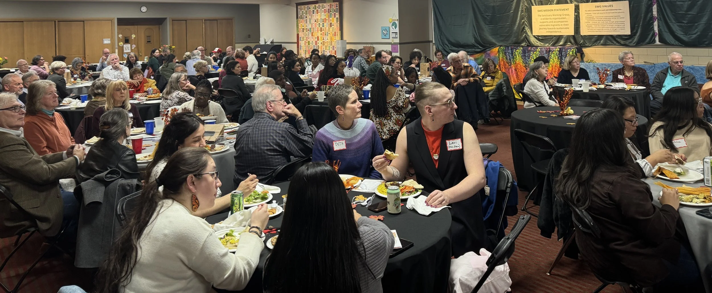 We had a completely full house with all 100 tickets sold.