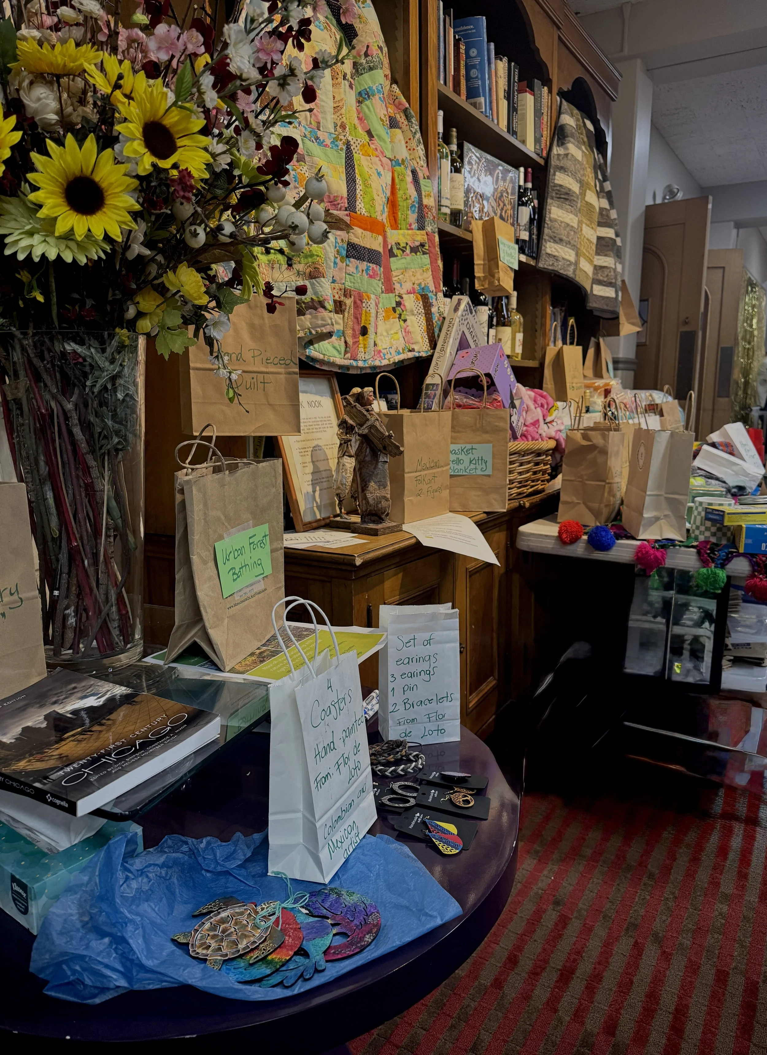 So many fun items were up for the in person Raffle at our Fall Fundraiser this year