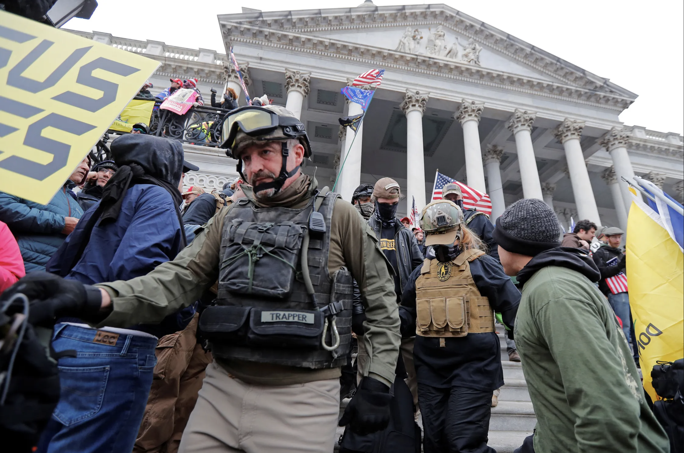 A Former Marine Stormed the Capitol as Part of a Far-Right Militia