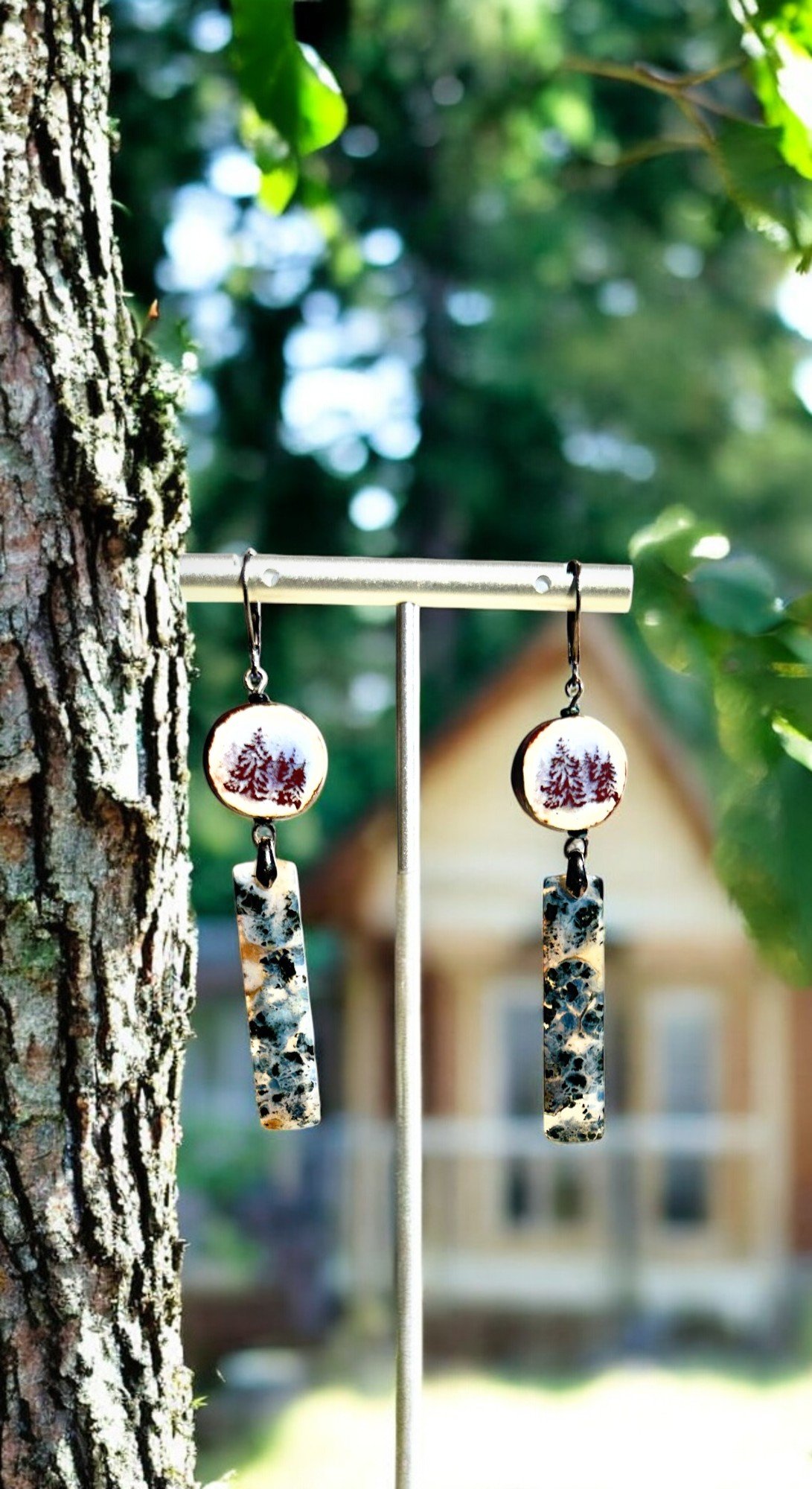 "Trees & Stones" Earrings