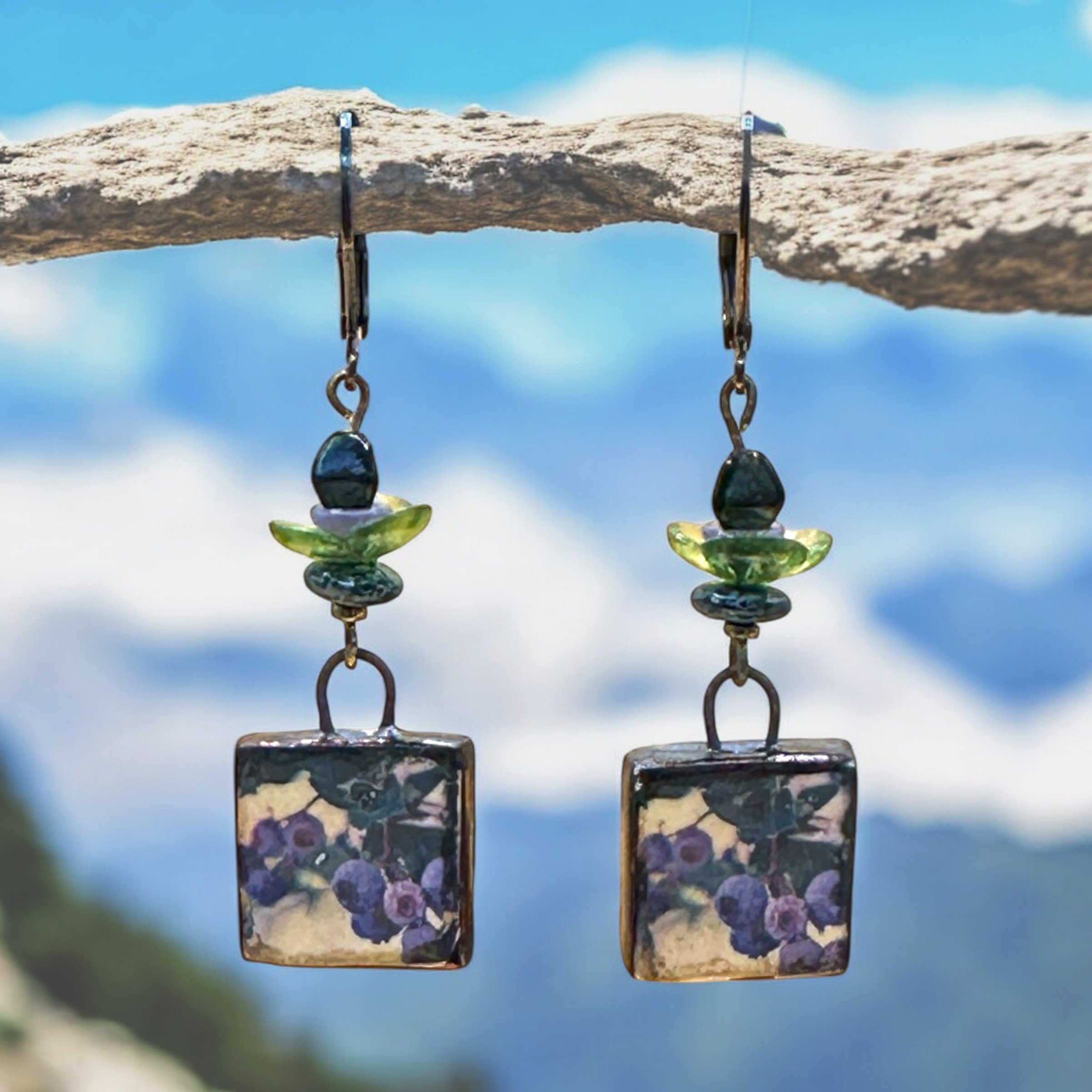 "Berries on the Vine" Earrings