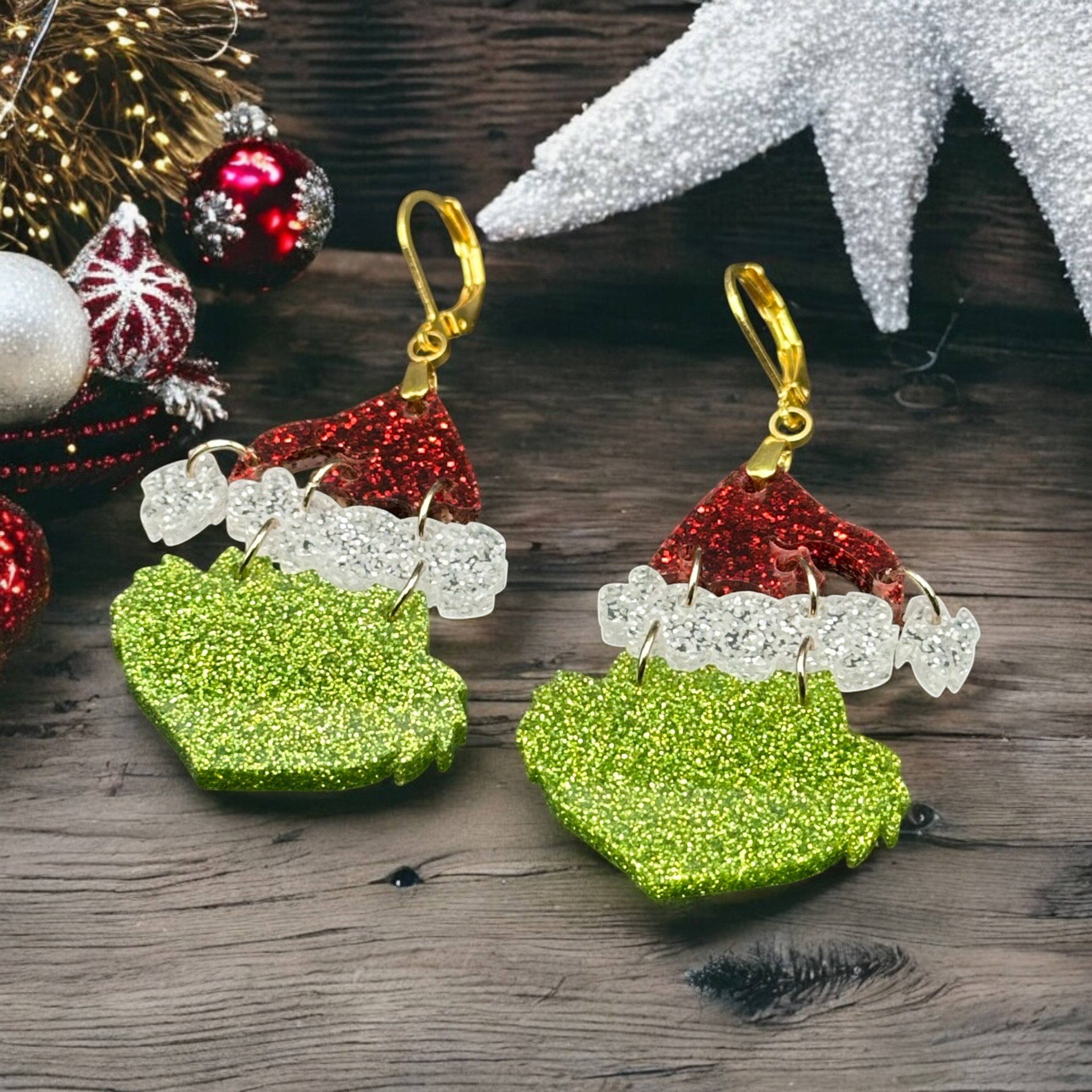 "The Grinch" Earrings