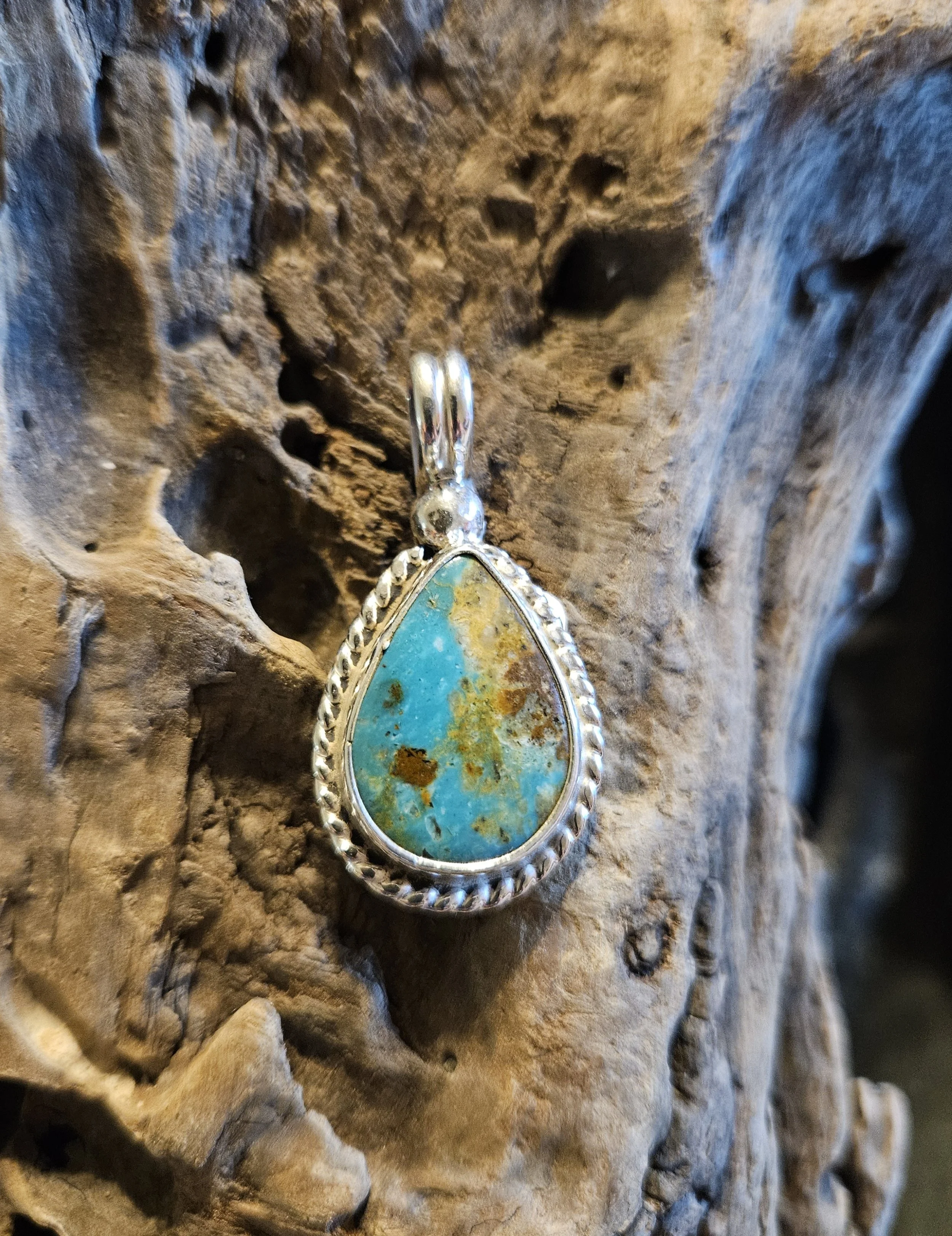 Kingman Turquoise Pendant