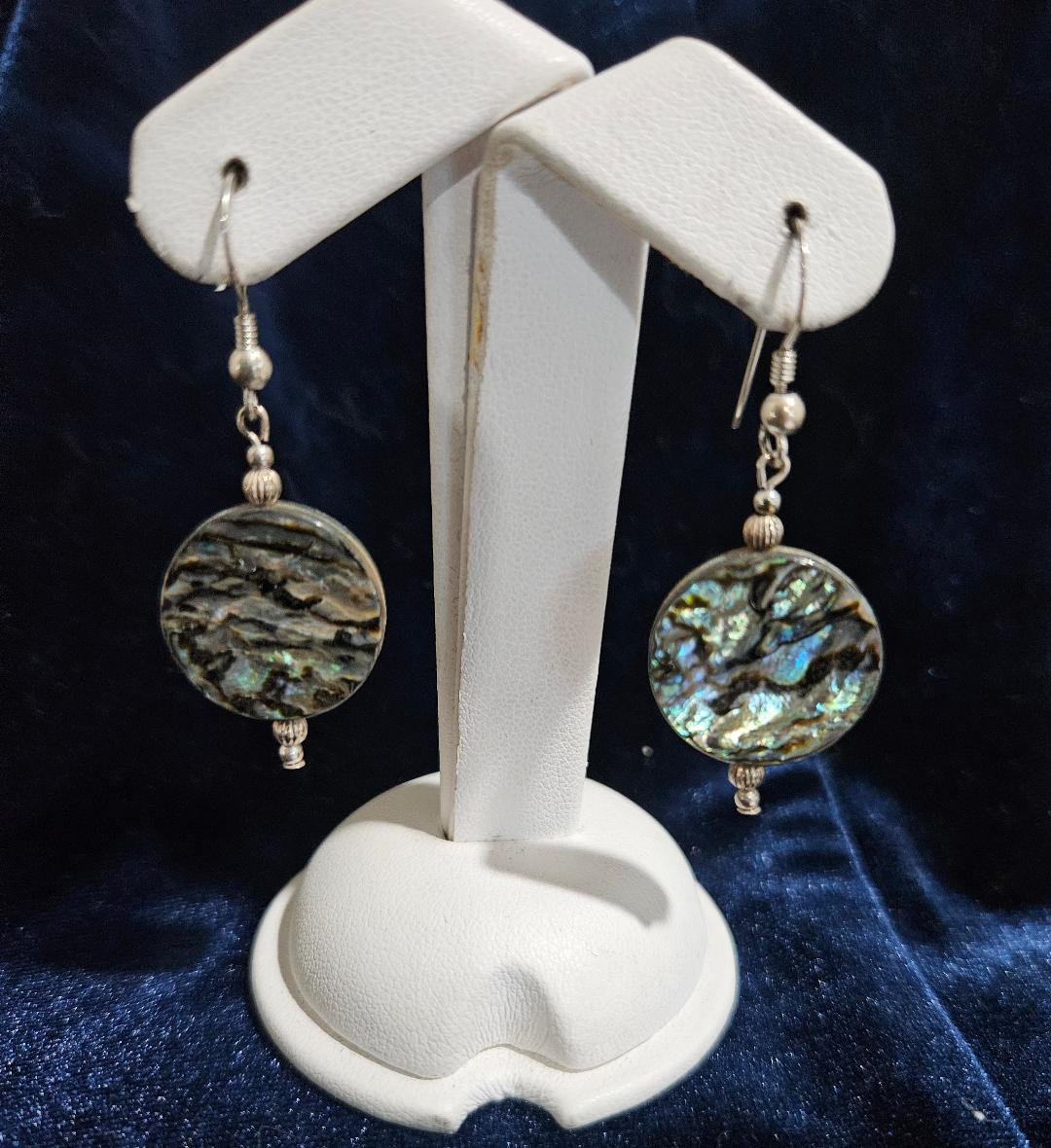 Abalone Sterling Silver Earrings