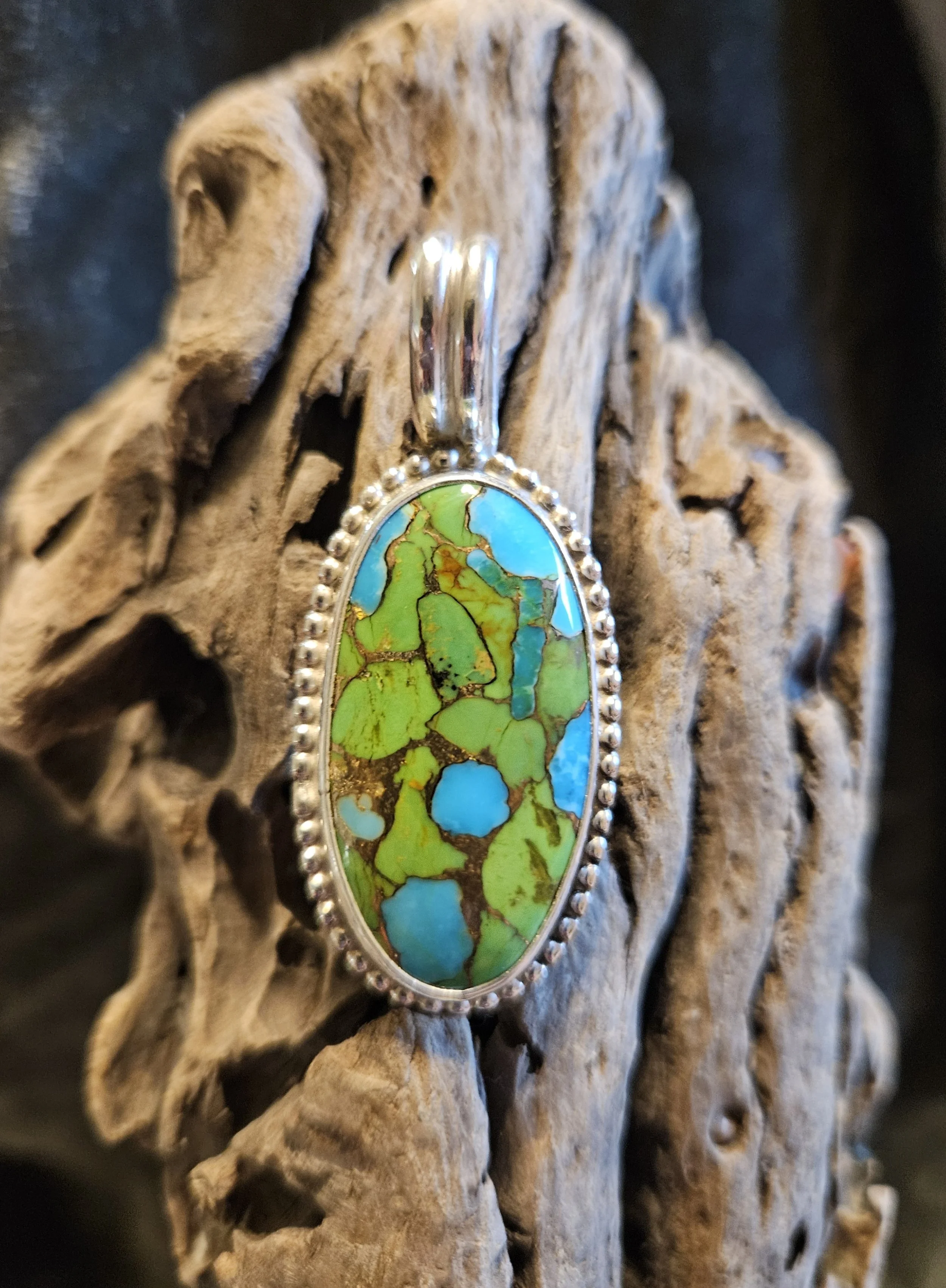 Kingman Turquoise Pendant