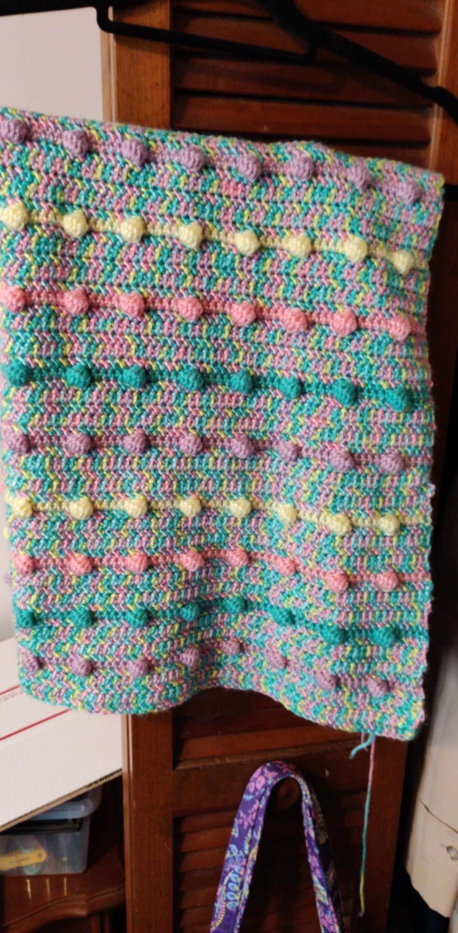 Adorable Baby Blanket With Dots