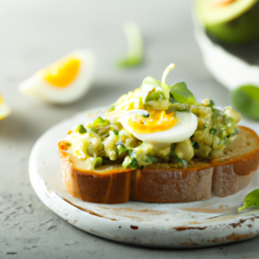 Avocado &amp; Egg Salad Toast