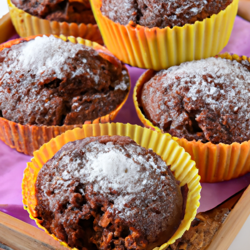 Reduced Sugar Sweet Potato Chocolate Muffins
