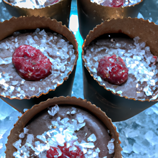 Frozen Dark Chocolate Covered Raspberry Chia Seed Compote Bars