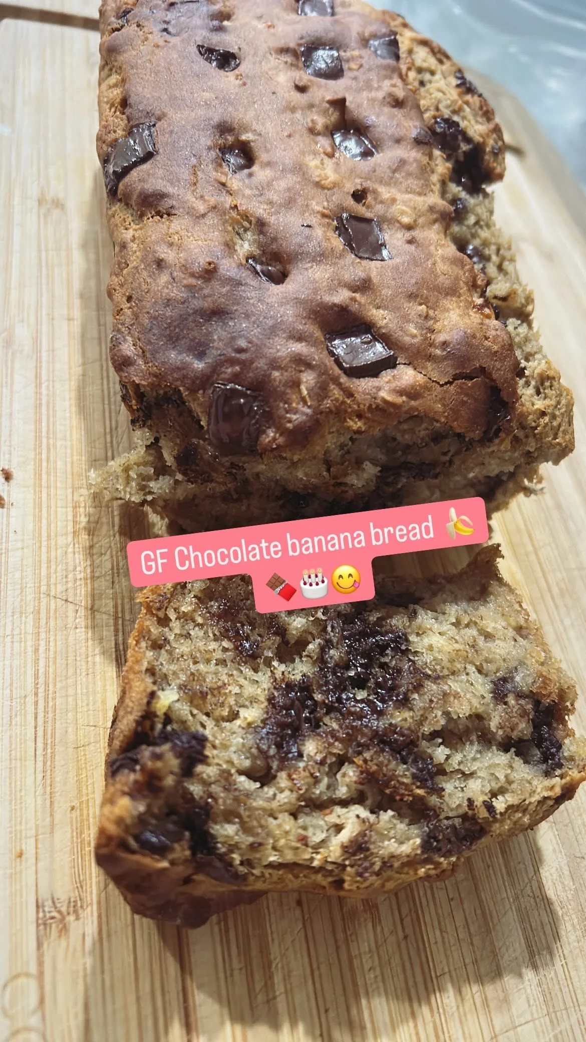 Gluten Free Chocolate Chip Banana Bread
