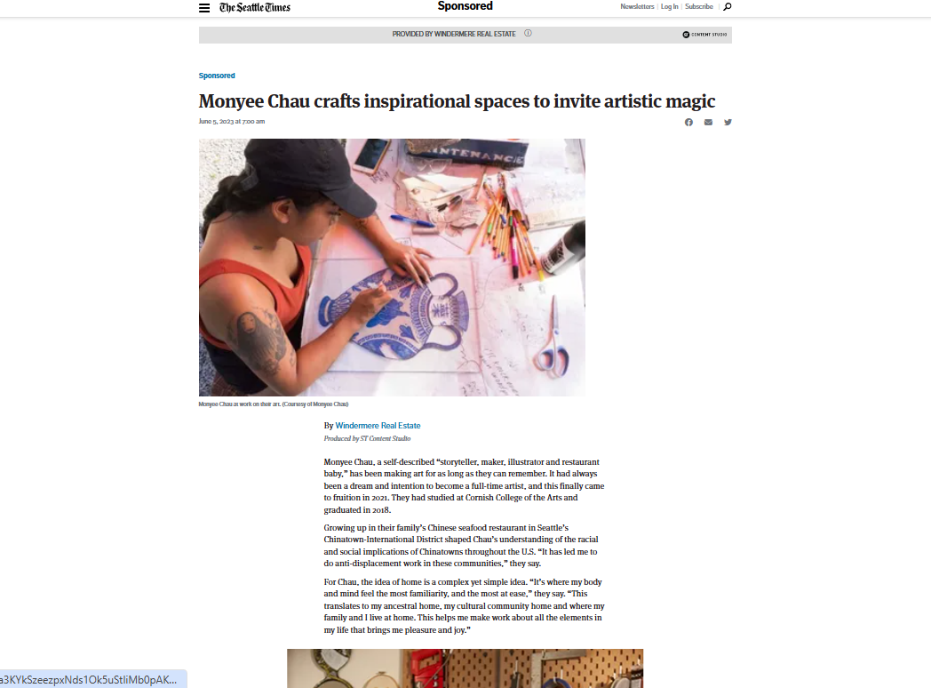 Monyee Chau Branded Content Article