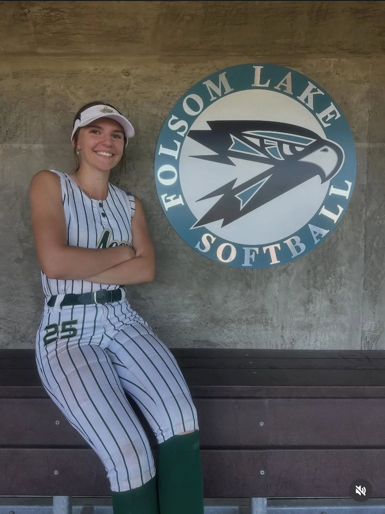 Congrats to @taytum.thayne2026 for her commitment to play at Folsom Lake College next year! The Falcons are getting a great one! #acesup&spades;️ @flcfalconssoftball @hd_performance_coaching #collegecommit