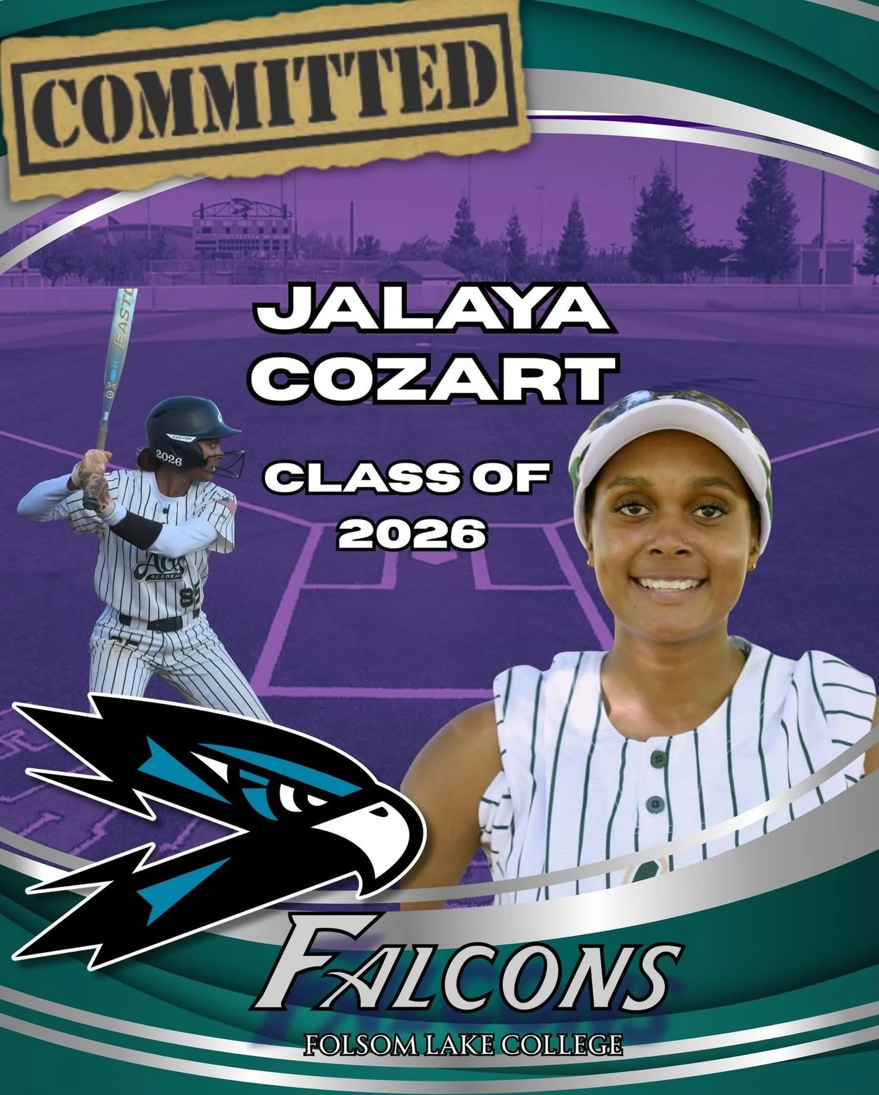 College Commitment ALERT: Aces Academy is incredibly proud to celebrate Jalaya Cozart for committing to play at the next level with Folsom Lake College!
Jalaya brings a rare and envied blend of speed, power, and an uplifting team spirit that elevates