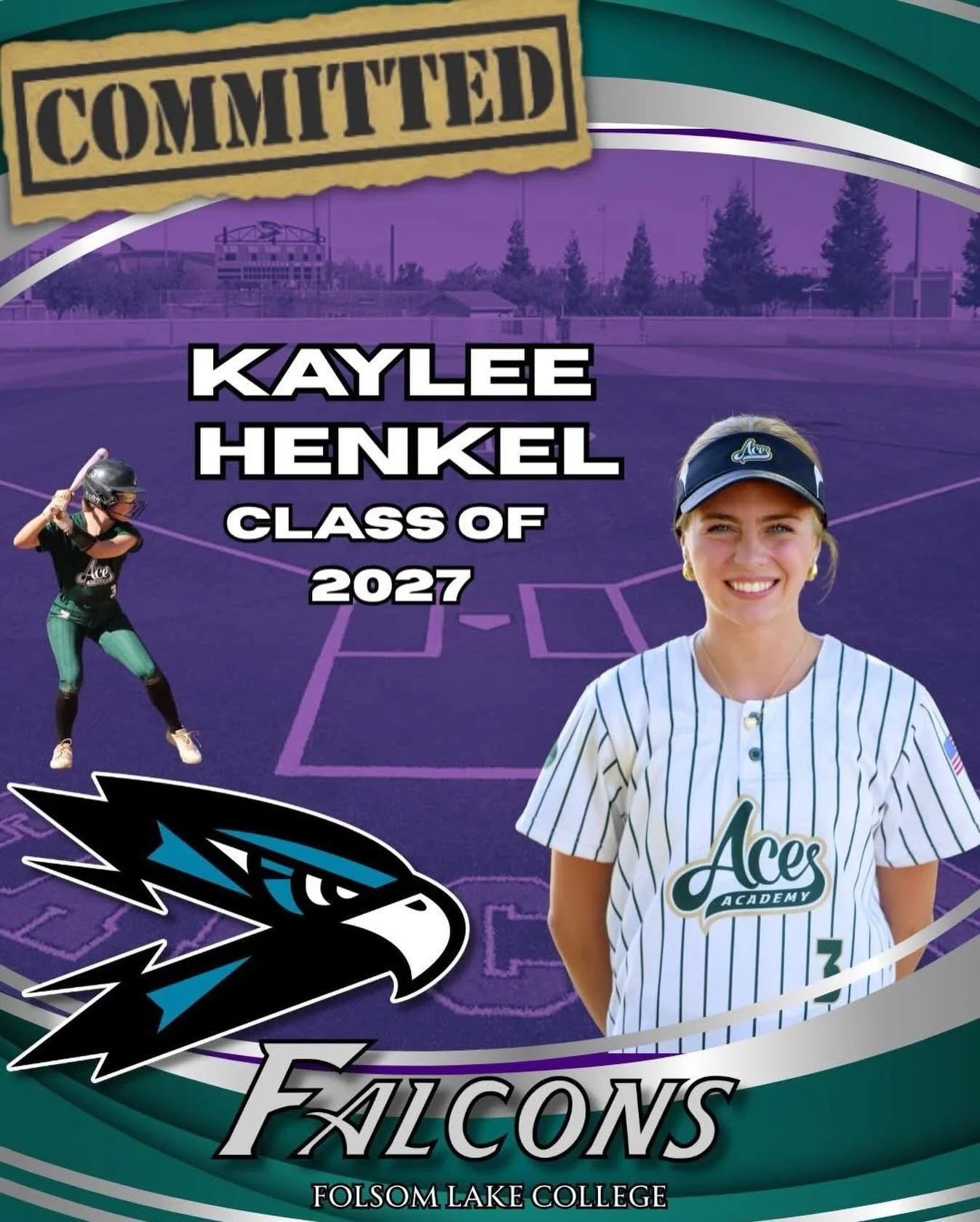 College Commitment ALERT: ACES Academy is incredibly proud of Kaylee Henkel for committing to play at the next level with Folsom Lake College. Her intensity, skill, and relentless work ethic have always set her apart, and this achievement is a true r