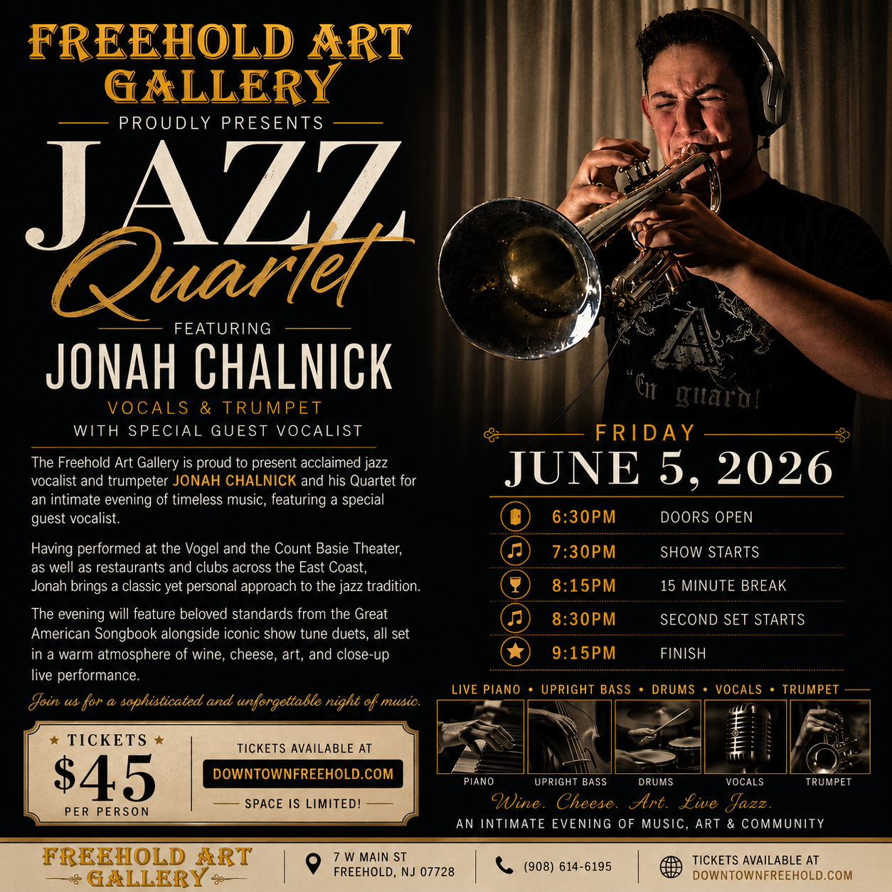 Jazz Quartet featuring Jonah Chalnick