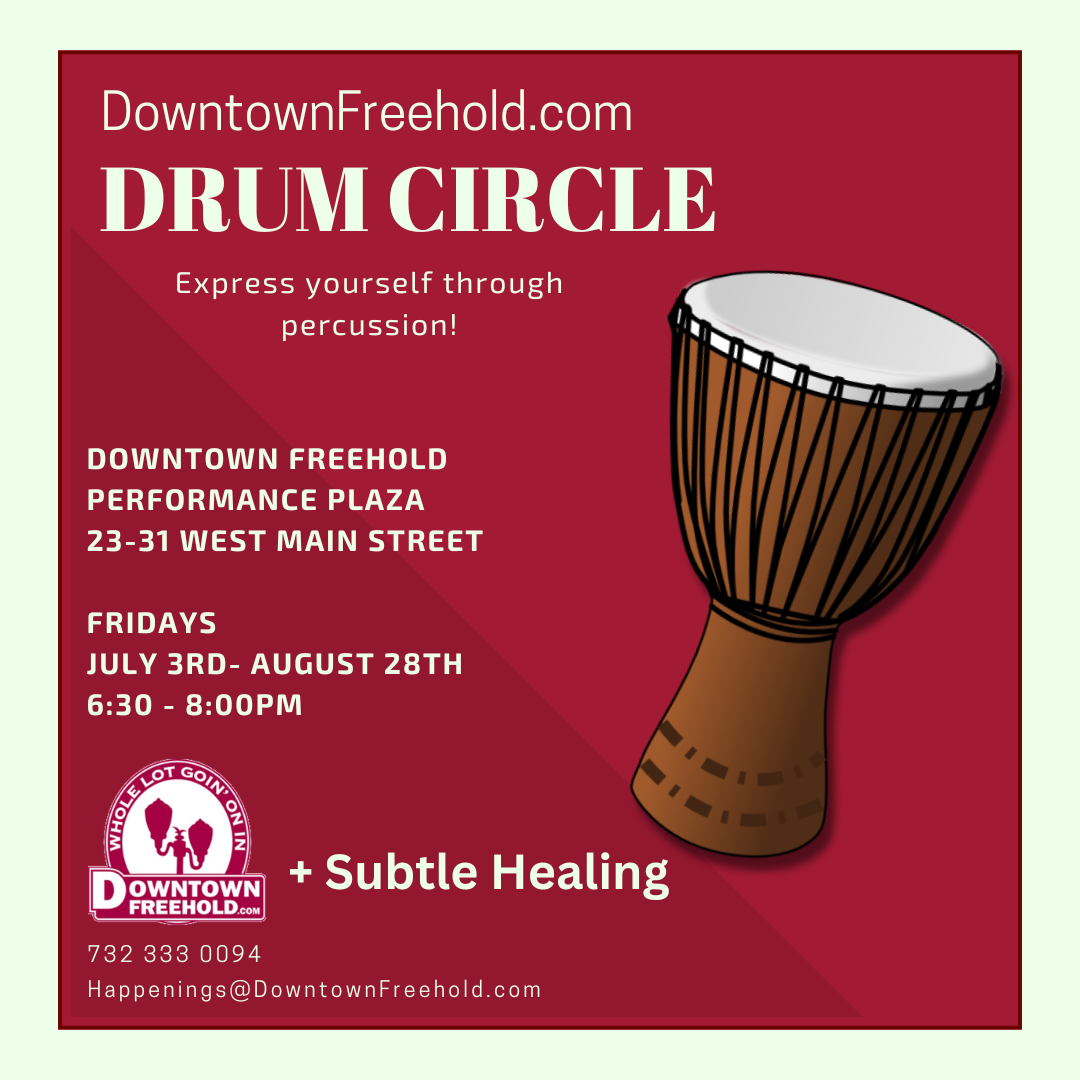 DowntownFreehold.com Drum Circle