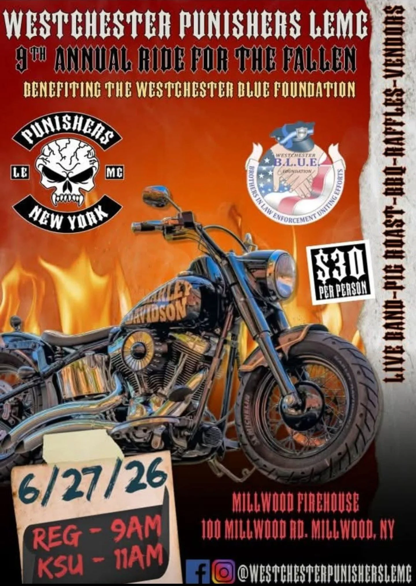 Punishers -Westchester 9th Annual Ride for the Fallen