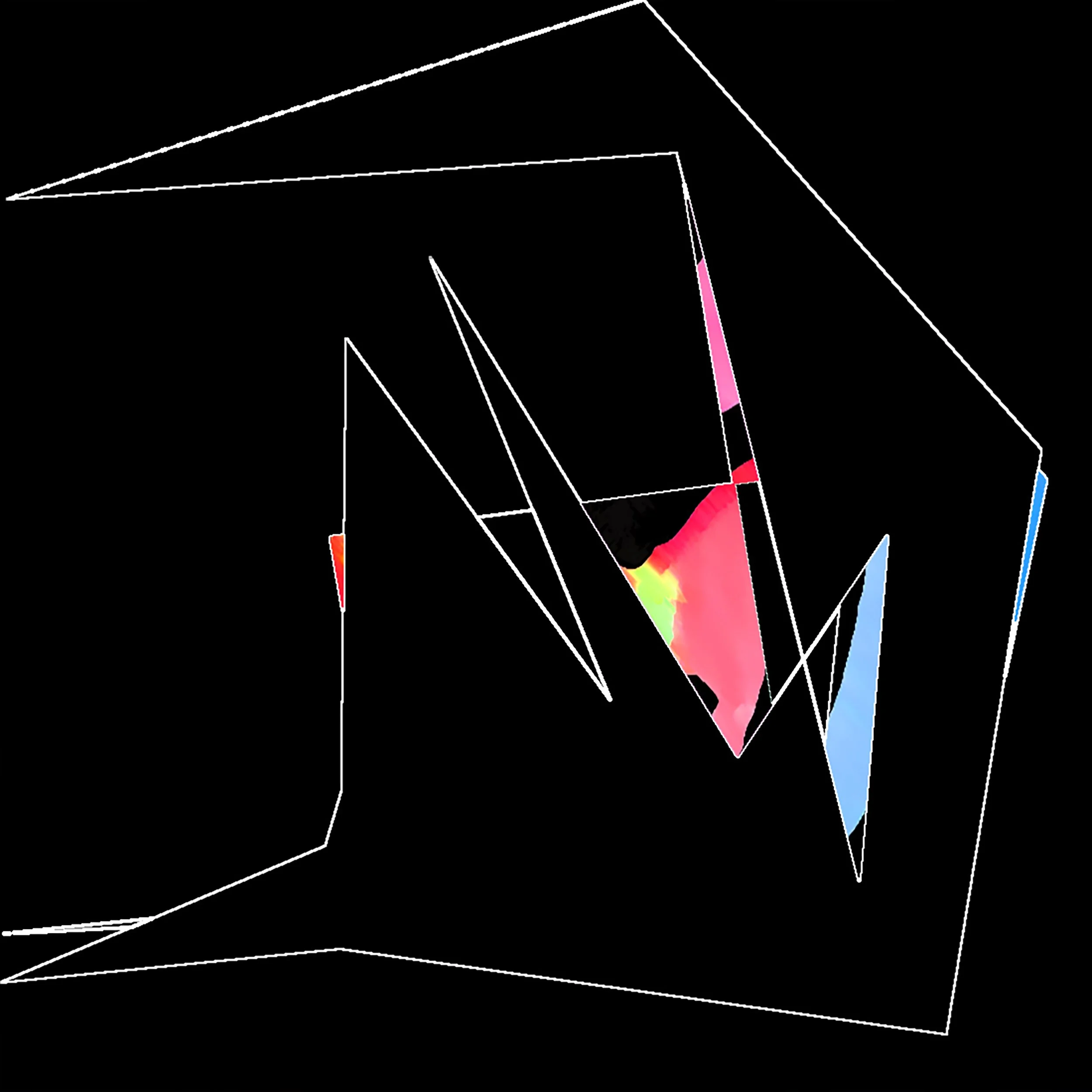 Fragile VII, 2024 (44" x 44" - Acrylic on Canvas)